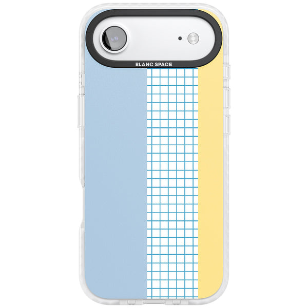 Abstract Grid Blue & Yellow