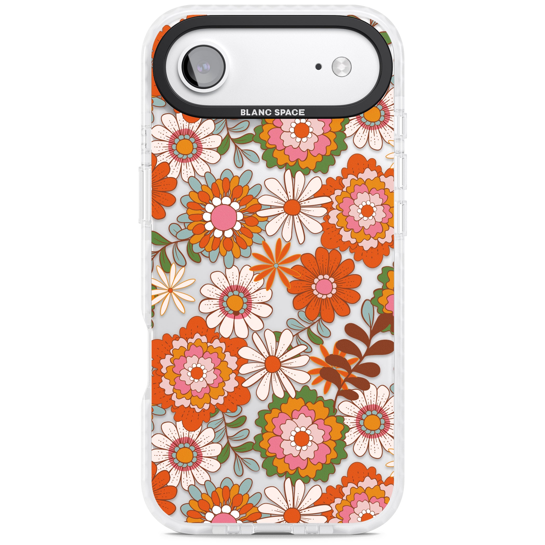 Seventies Bloom iPhone 17 Air Impact Clear Phone Case