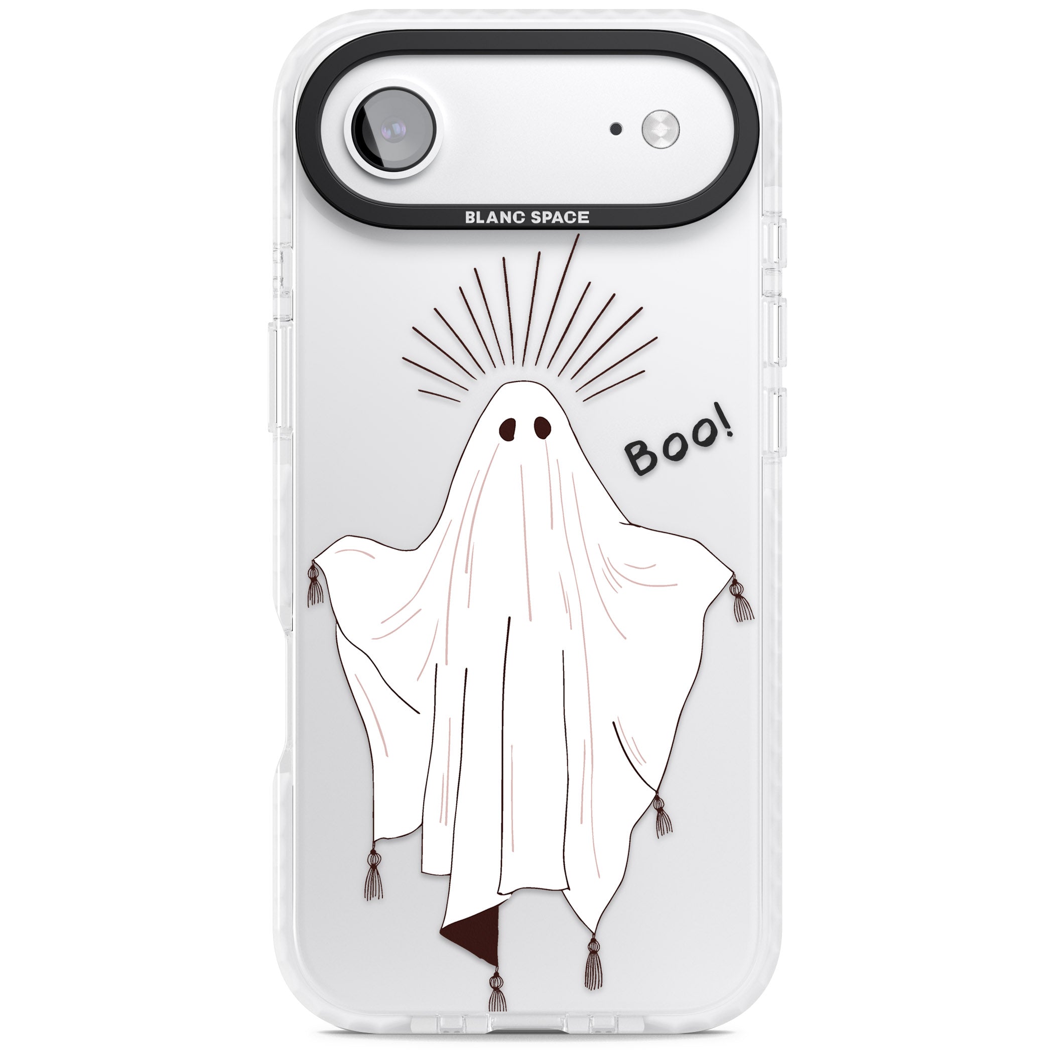 Boo! iPhone 17 Air Impact Clear Phone Case