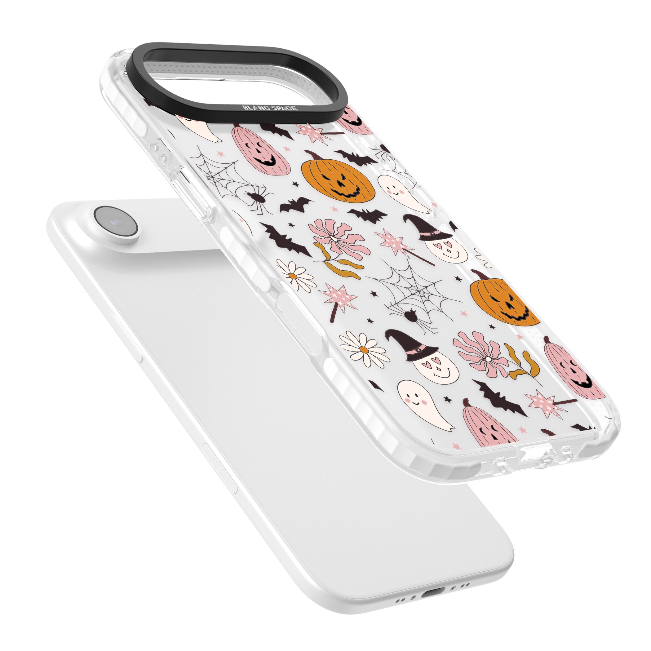 Spooky Mix iPhone 17 Air Impact Clear Phone Case Colours