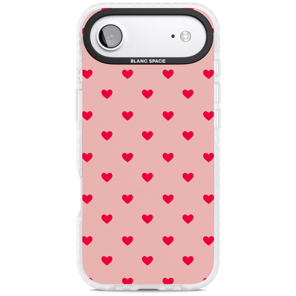 Small Heart Pattern: Red & Pink