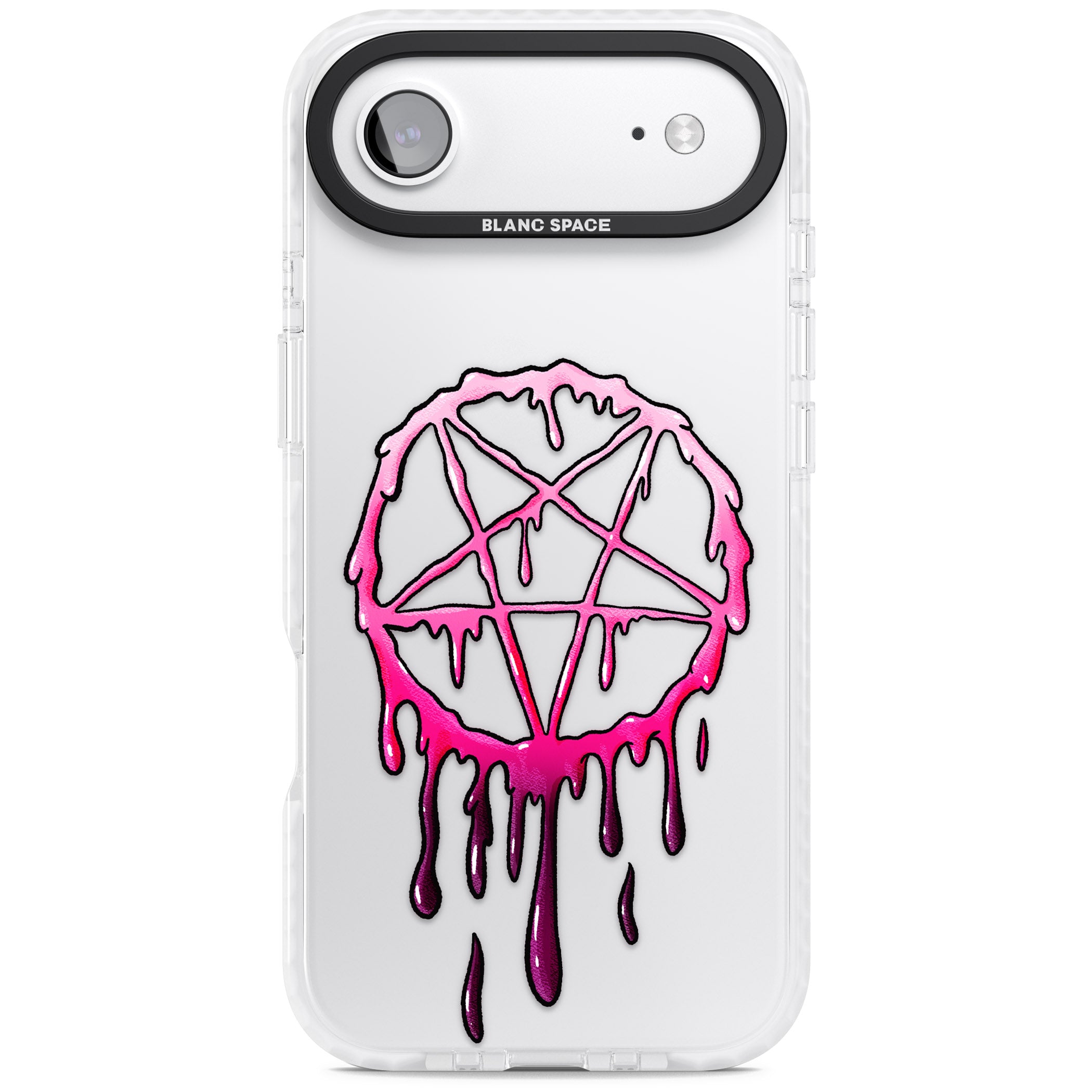 Pentagram Of Blood iPhone 17 Air Impact Clear Phone Case