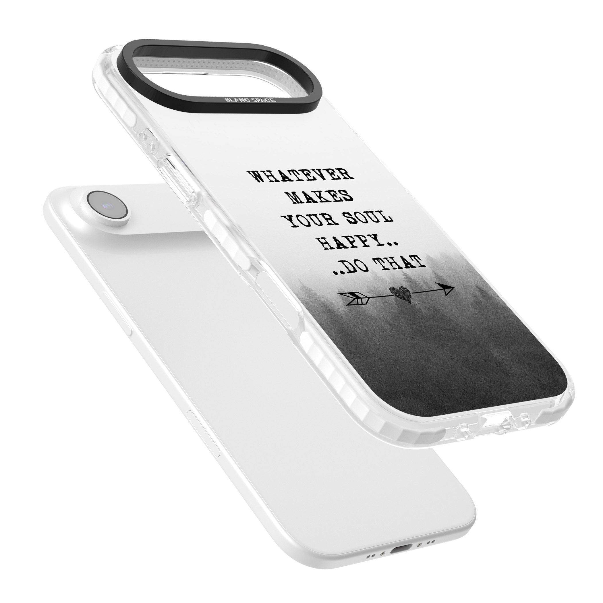 Whatever Makes Your Soul Quote iPhone 17 Air Impact Clear Phone Case Colours