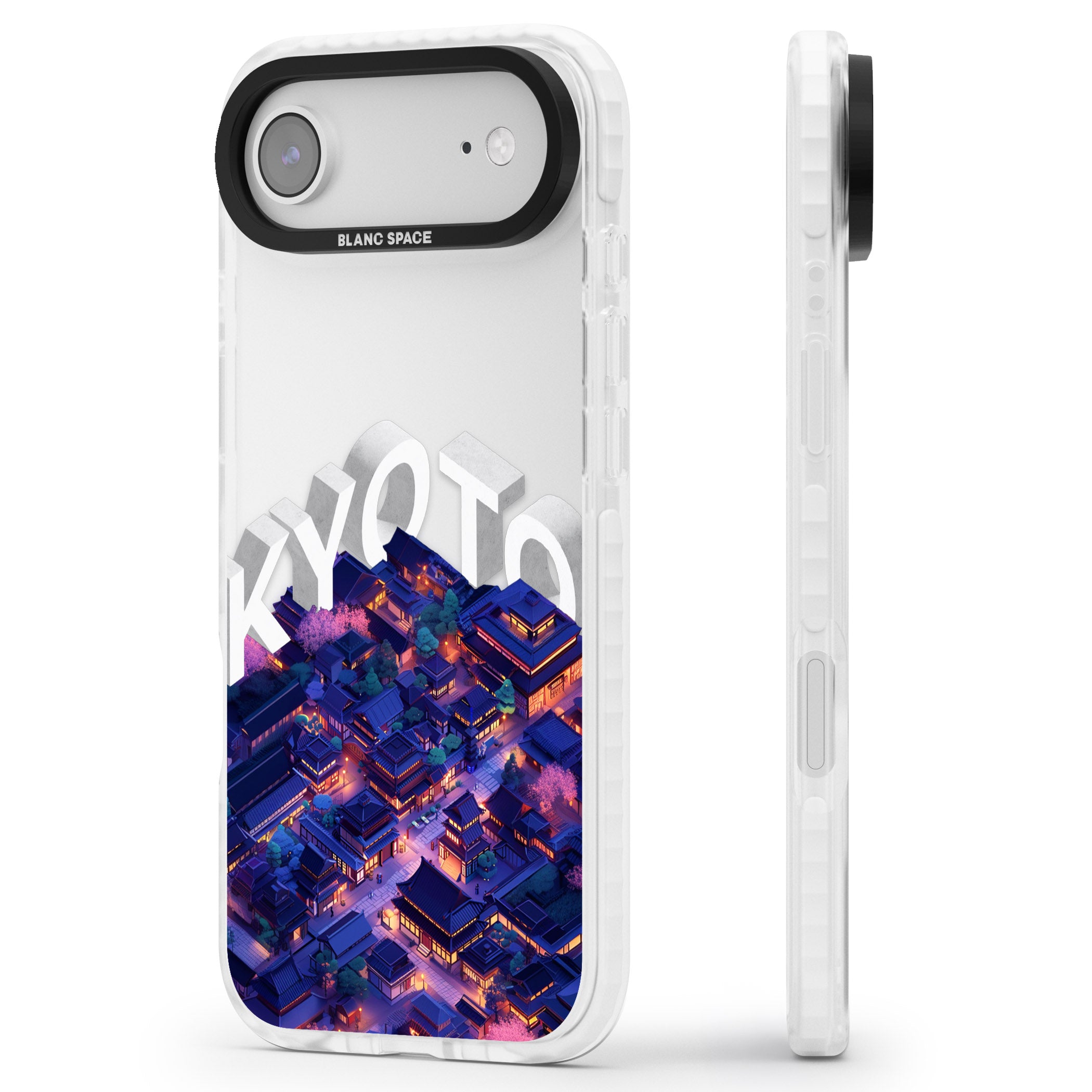 Kyoto iPhone 17 Air Impact Clear Phone Case Side Profile