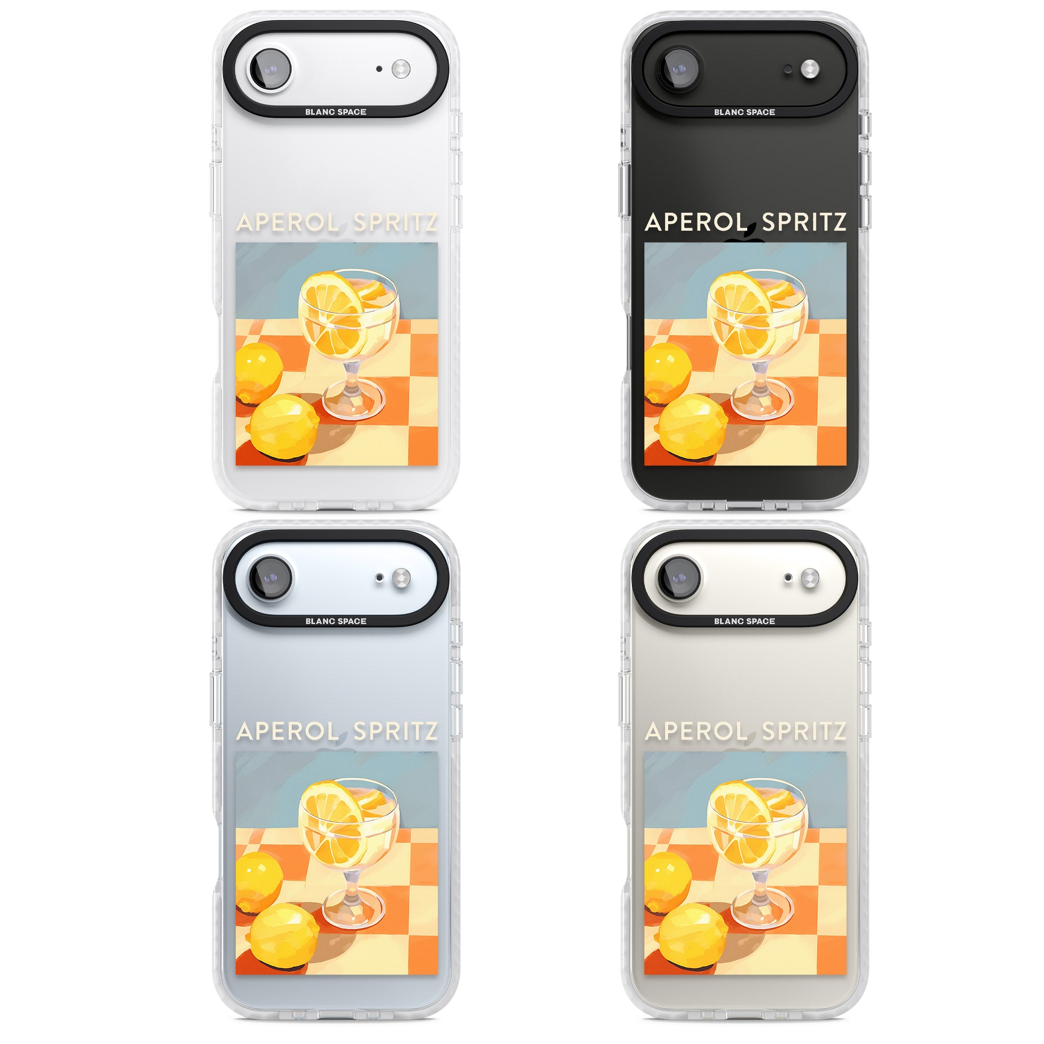 Lemon Spritz iPhone 17 Air Impact Clear Phone Case APT Impact Protection
