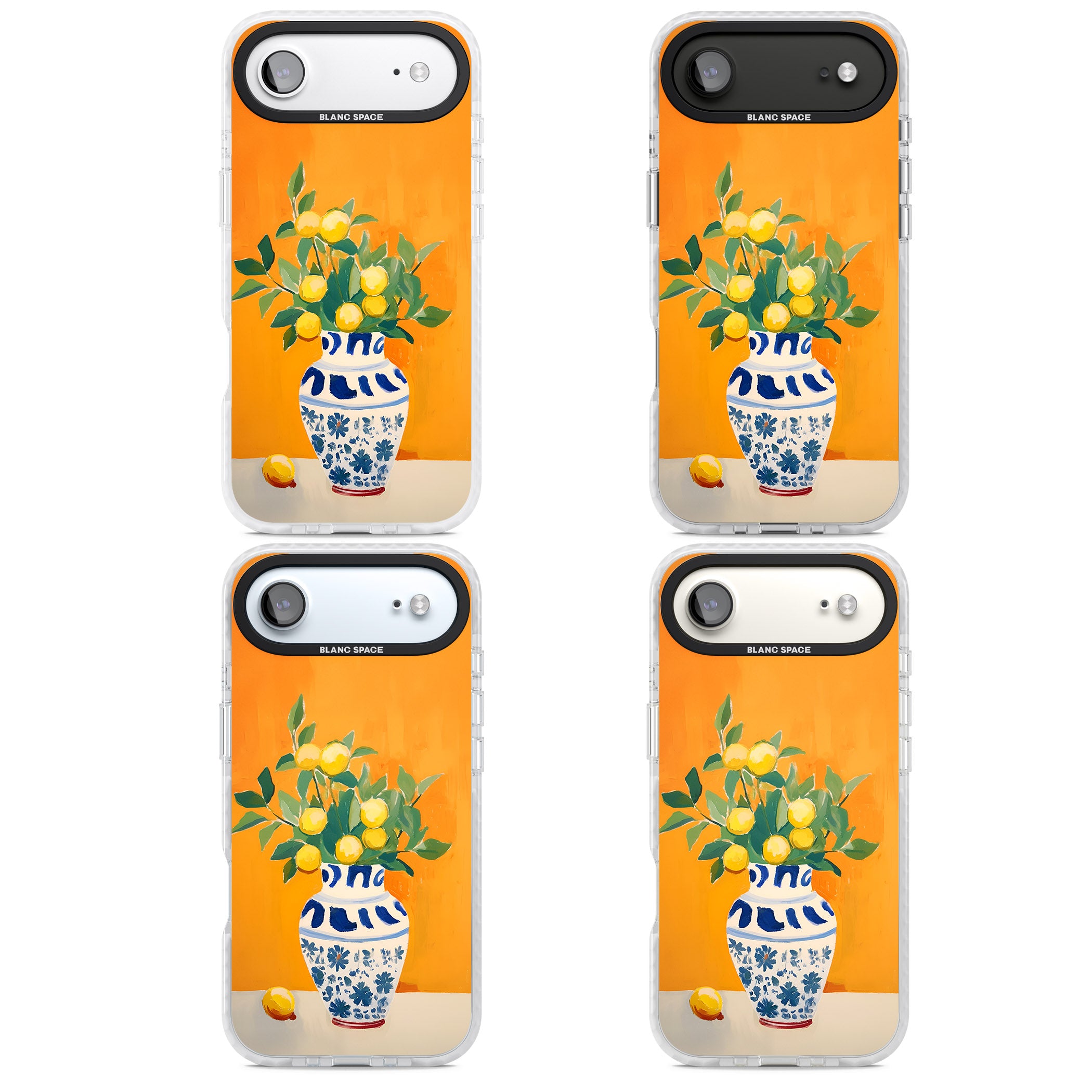 Lemon Vase iPhone 17 Air Impact Clear Phone Case APT Impact Protection