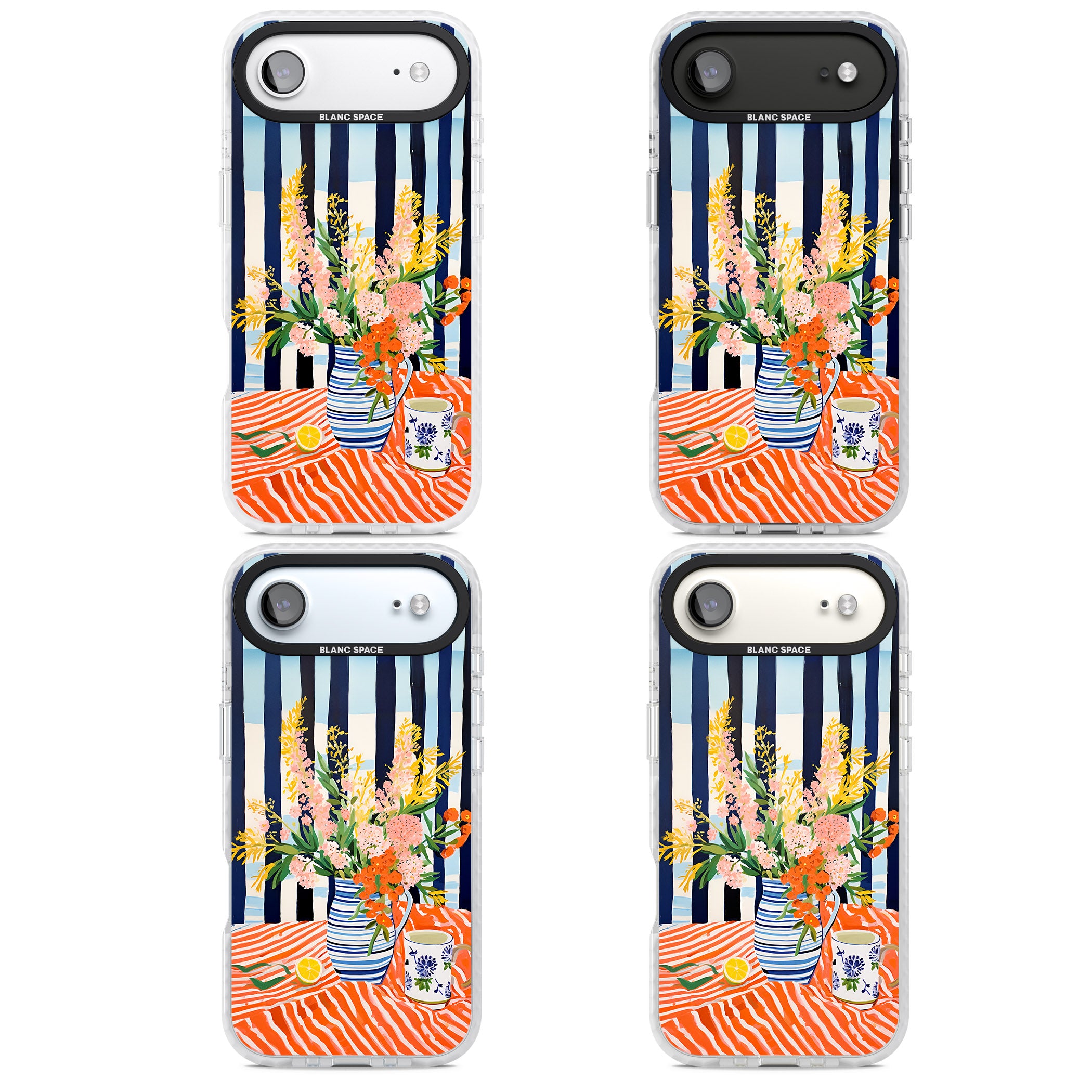 Seaside Flowers iPhone 17 Air Impact Clear Phone Case APT Impact Protection