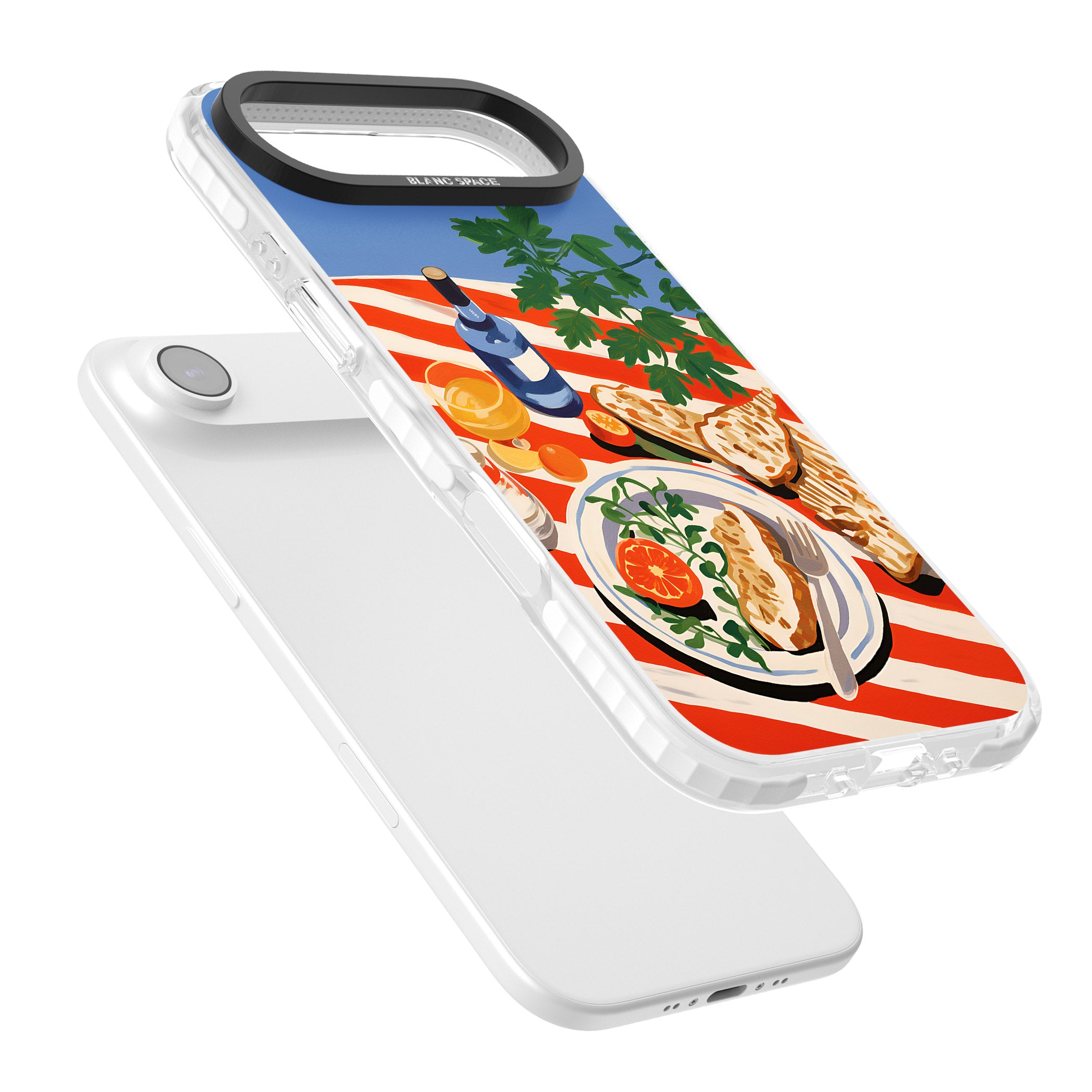 Mediterranean Lunch Table iPhone 17 Air Impact Clear Phone Case Colours