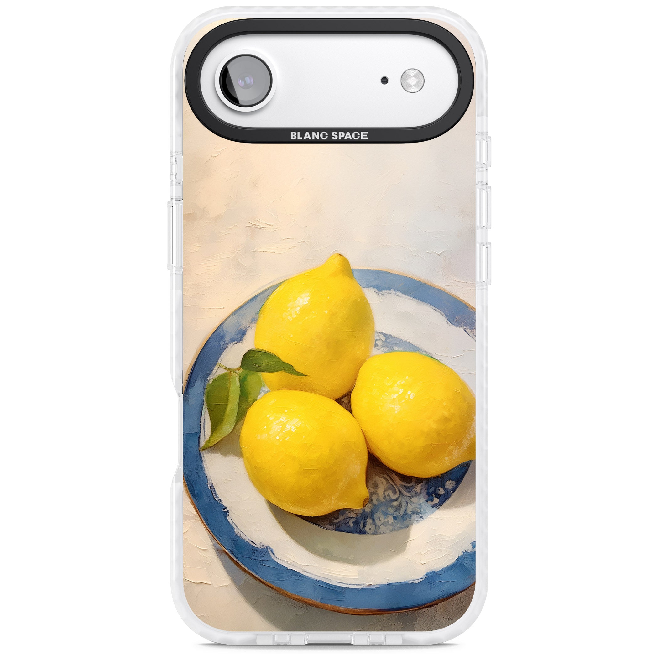 Lemons on Porcelain iPhone 17 Air Impact Clear Phone Case
