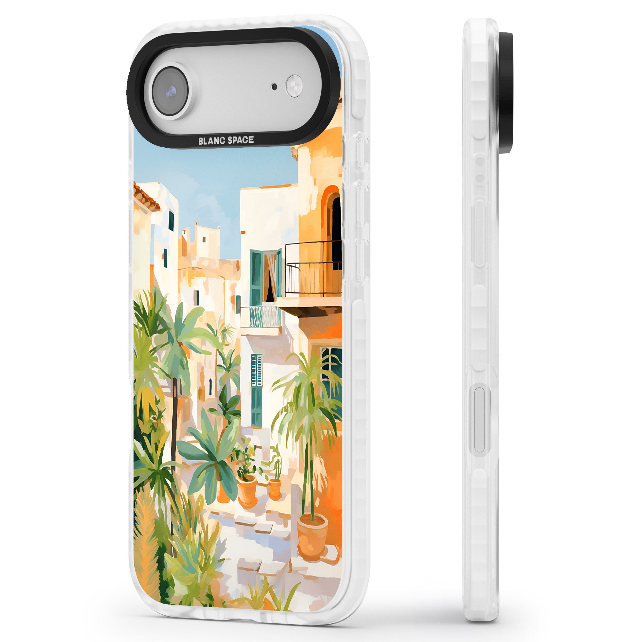 Italian Vicoli iPhone 17 Air Impact Clear Phone Case Side Profile