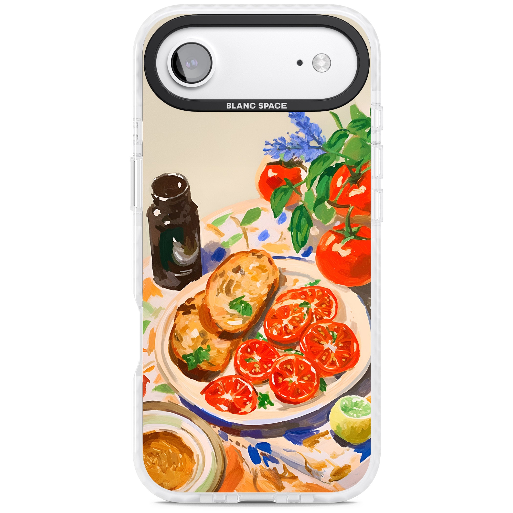 Bruschetta & Tomatoes iPhone 17 Air Impact Clear Phone Case
