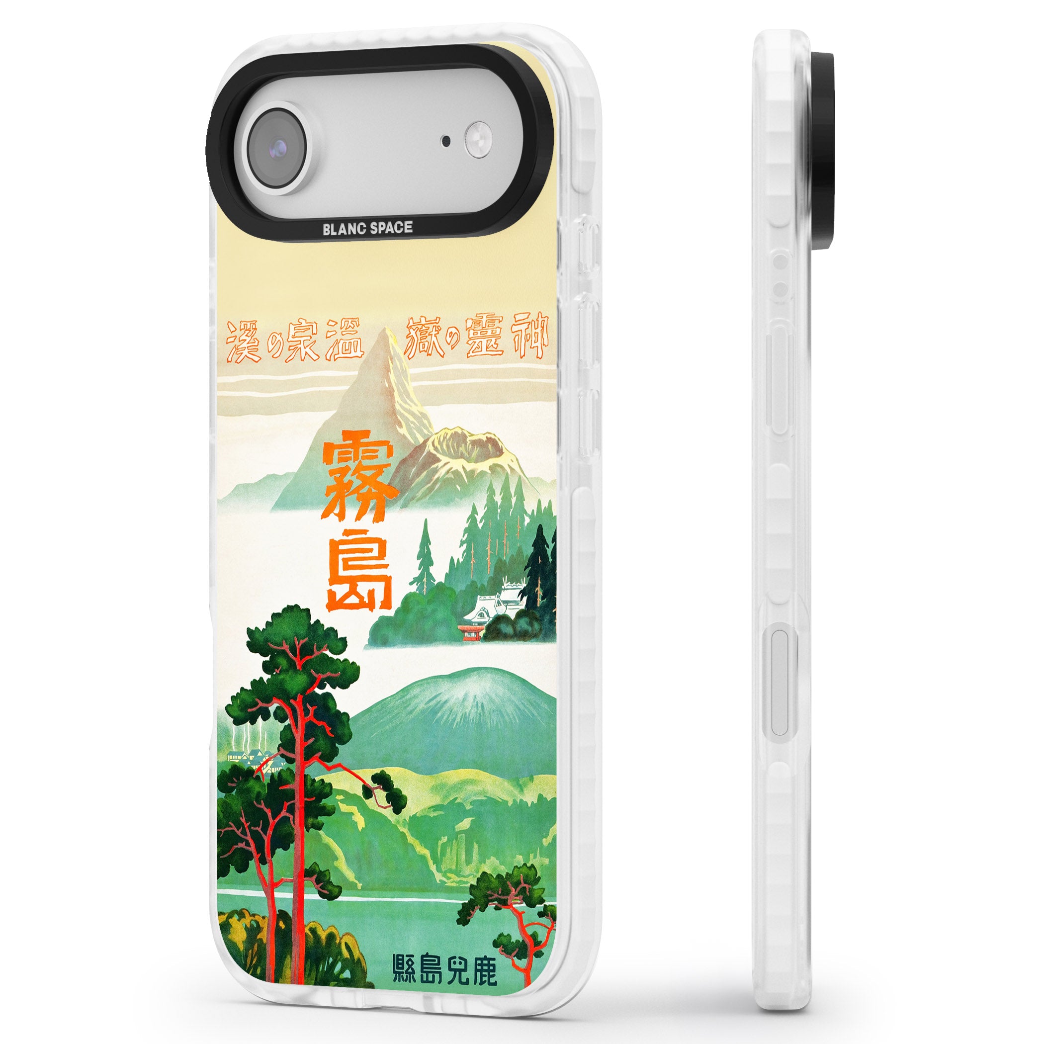 Japan Travel Poster (1930S) iPhone 17 Air Impact Clear Phone Case Side Profile
