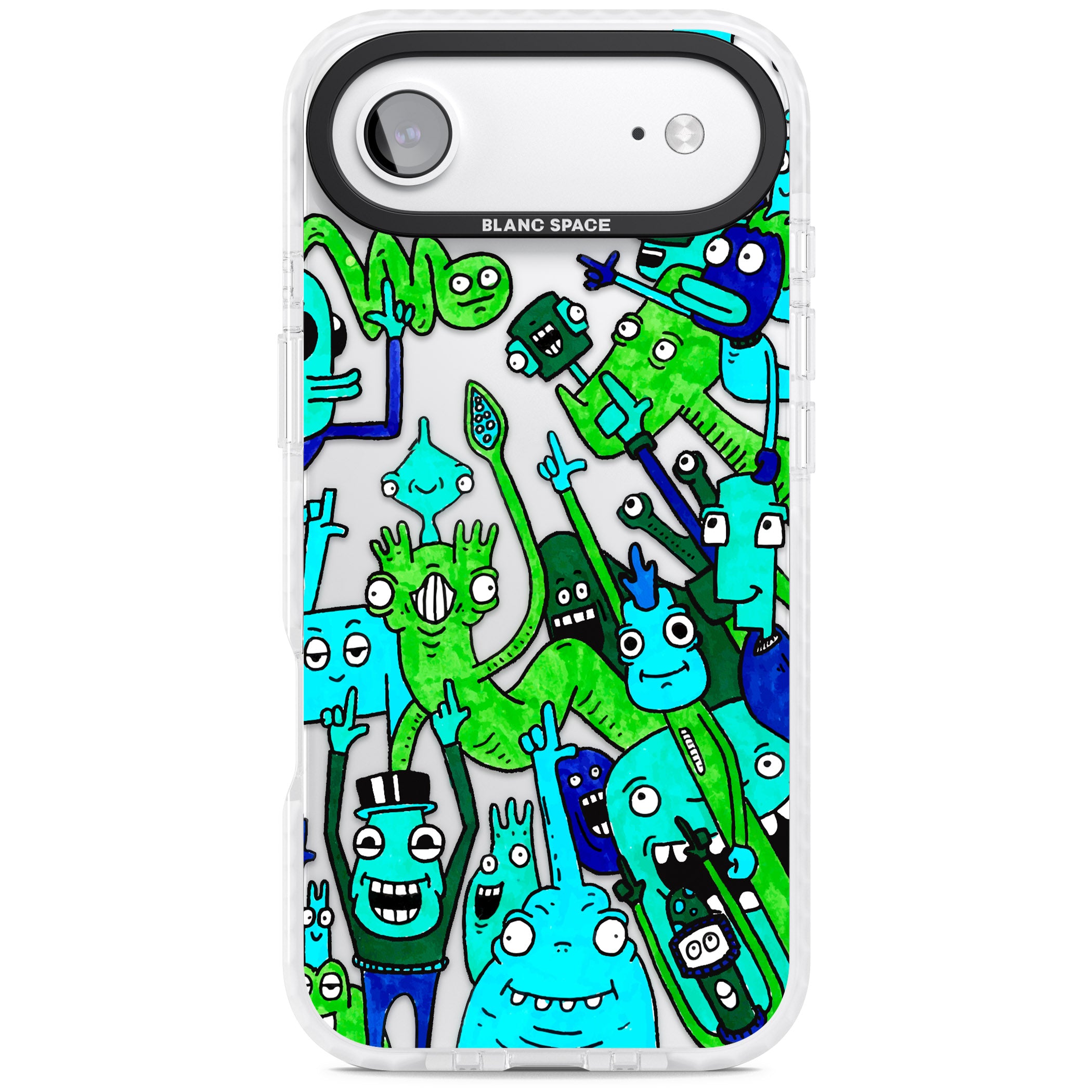 Don'T Point iPhone 17 Air Impact Clear Phone Case