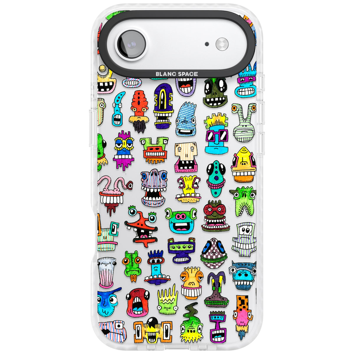 Monster Mash iPhone Air Impact Clear Phone Case front