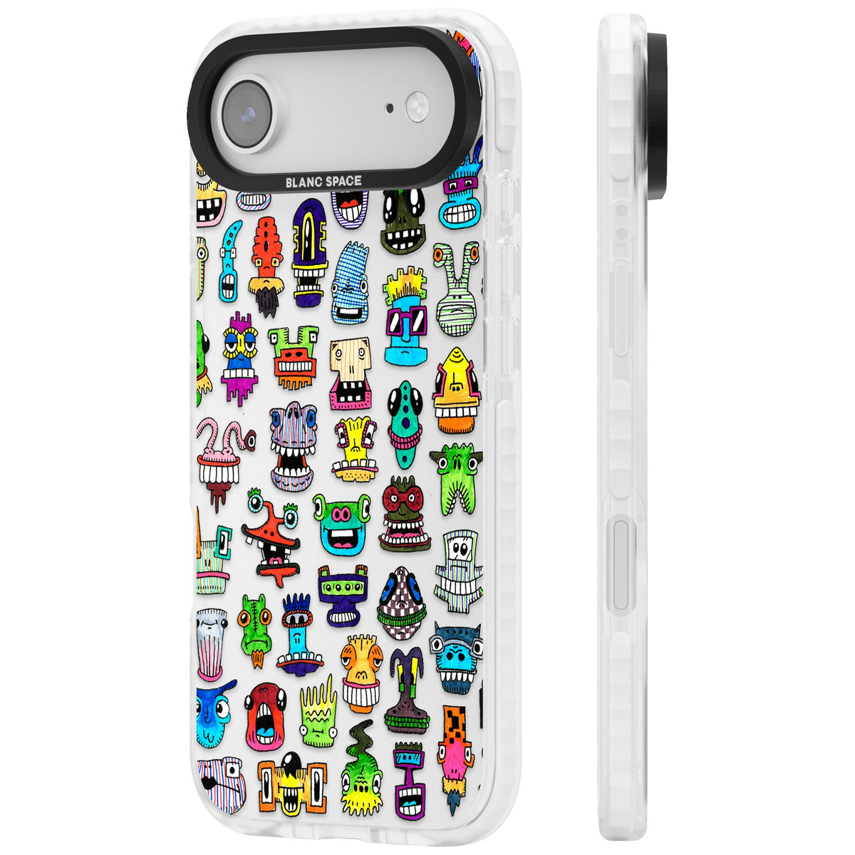 Monster Mash iPhone Air Impact Clear Phone Case side