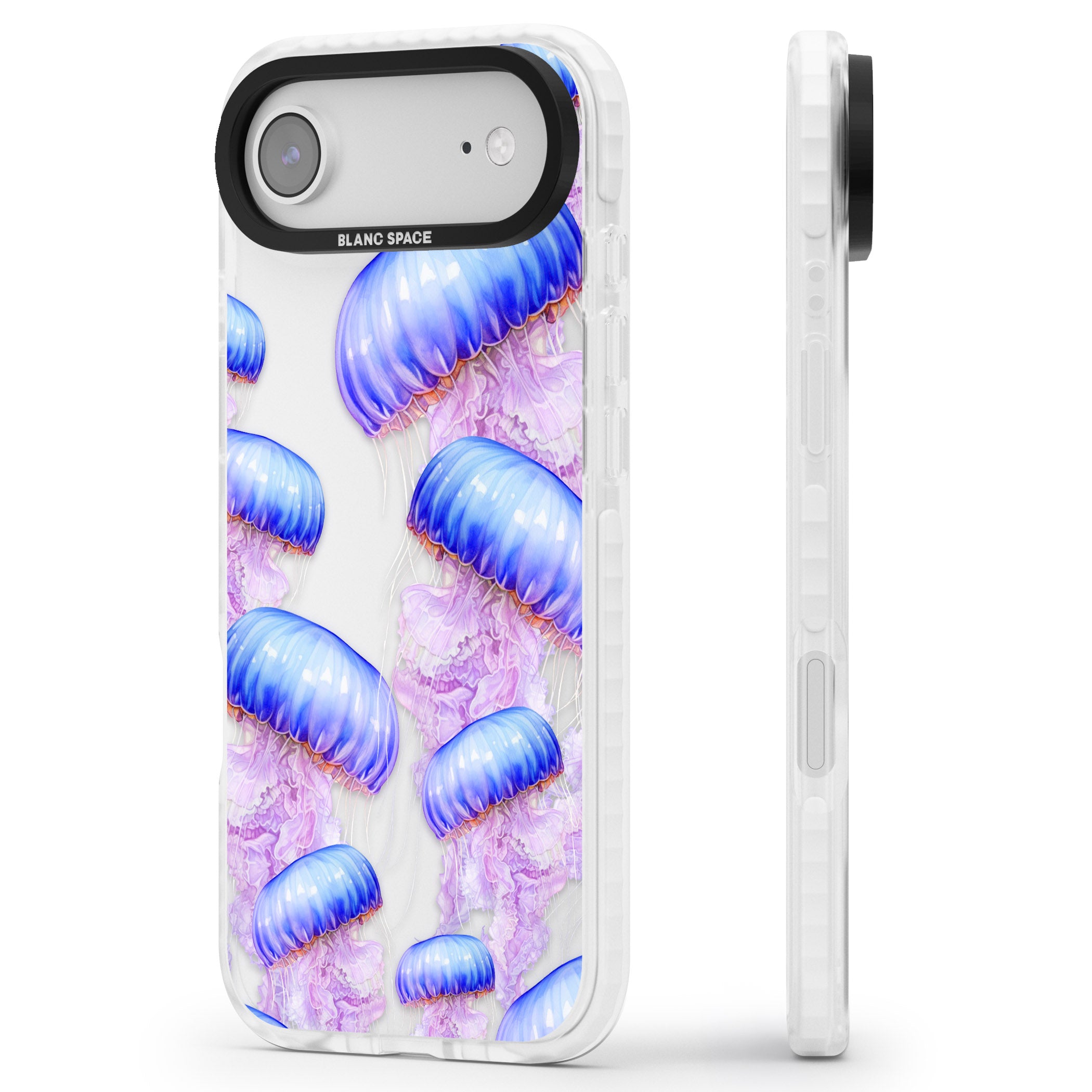 Jellyfish iPhone 17 Air Impact Clear Phone Case Side Profile