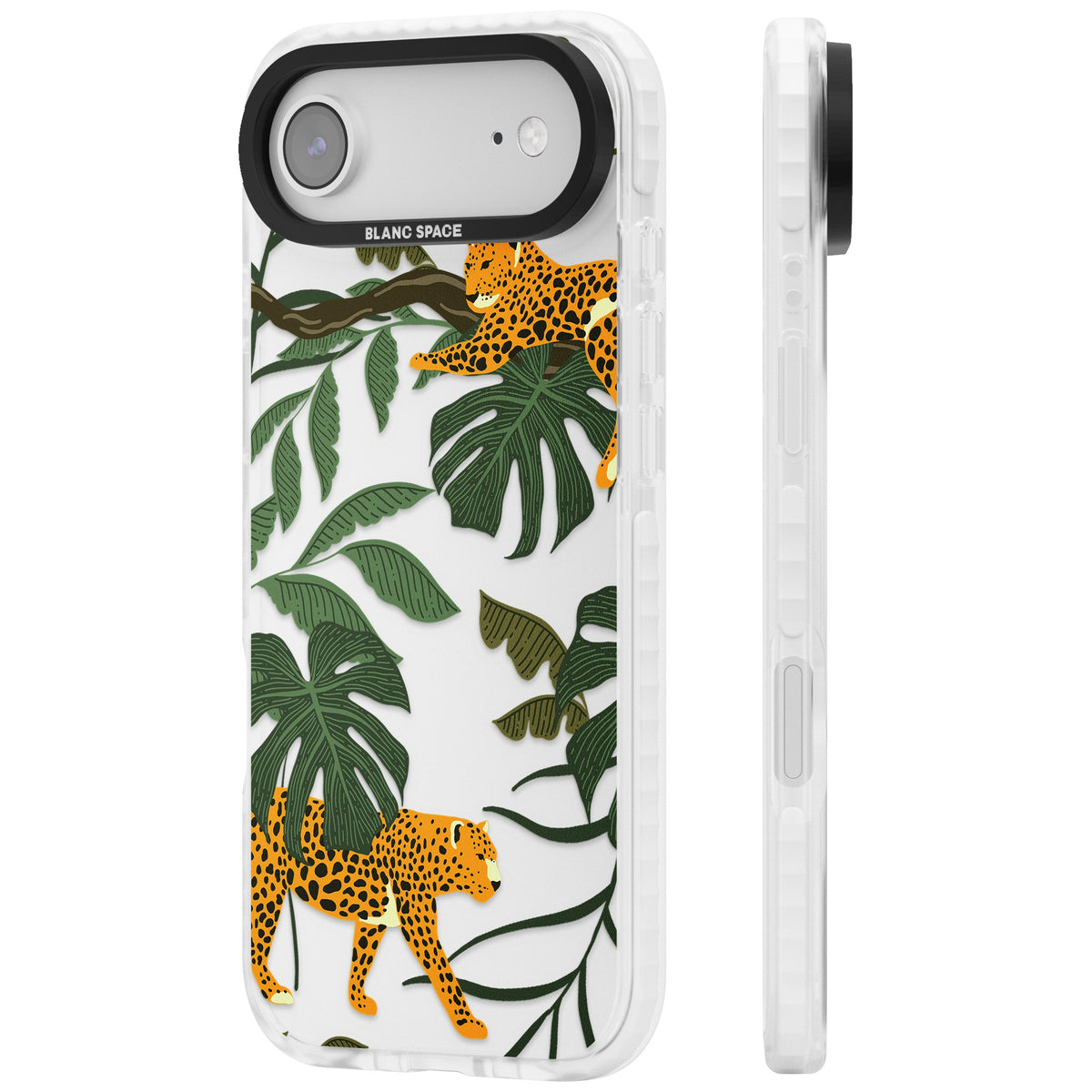 Jungle Cats iPhone Air Impact Clear Phone Case side