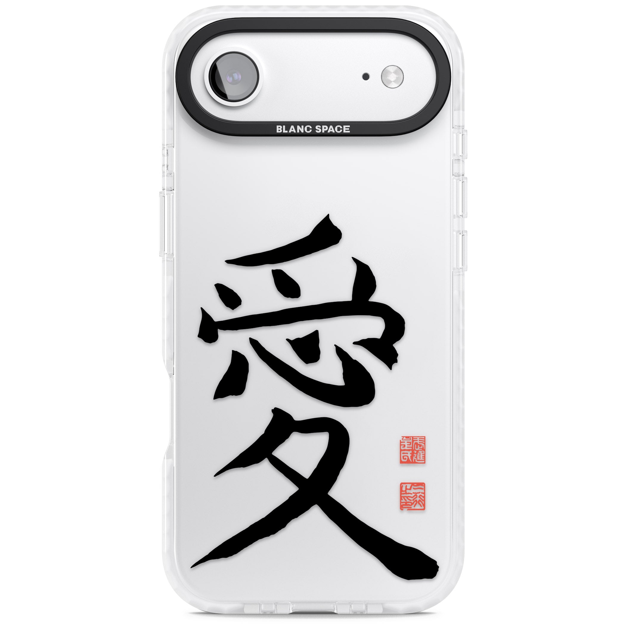 Japanese Kanji Love iPhone 17 Air Impact Clear Phone Case