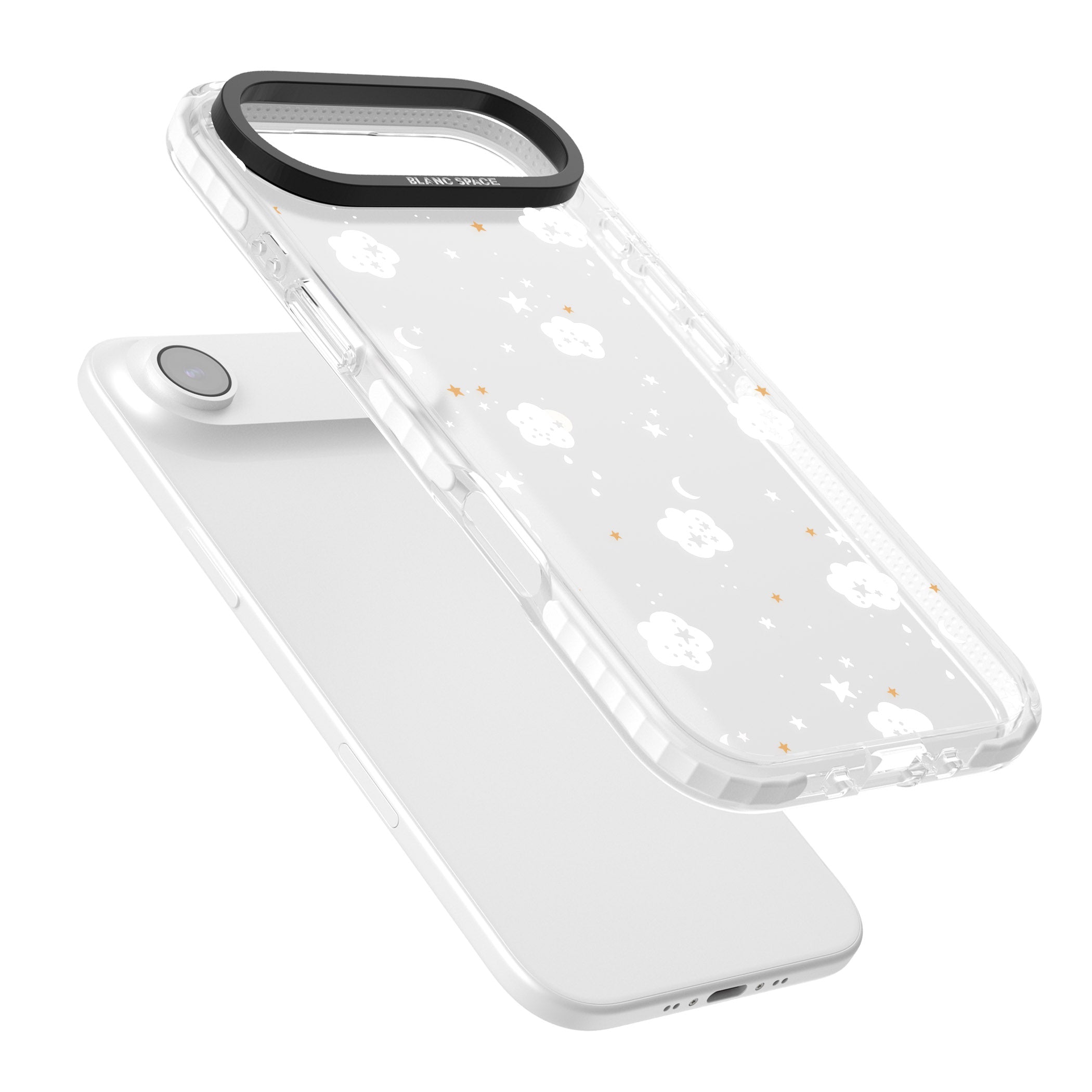 Starry Night Cloud iPhone 17 Air Impact Clear Phone Case Colours