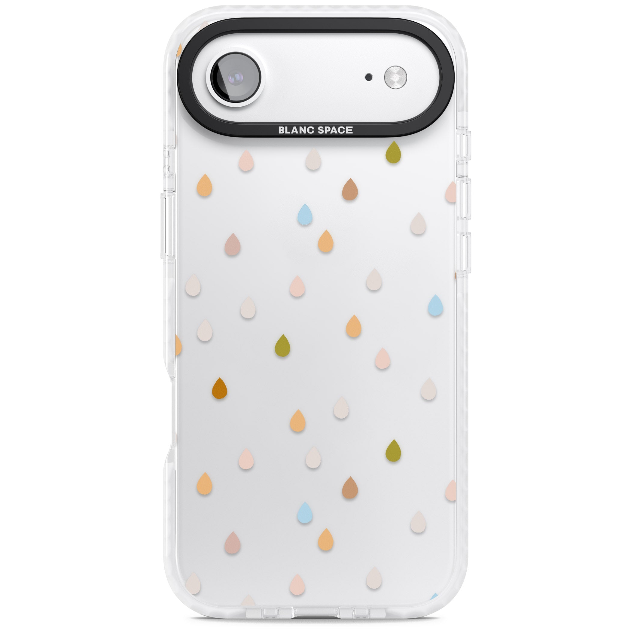 Pastel Raindrops iPhone 17 Air Impact Clear Phone Case