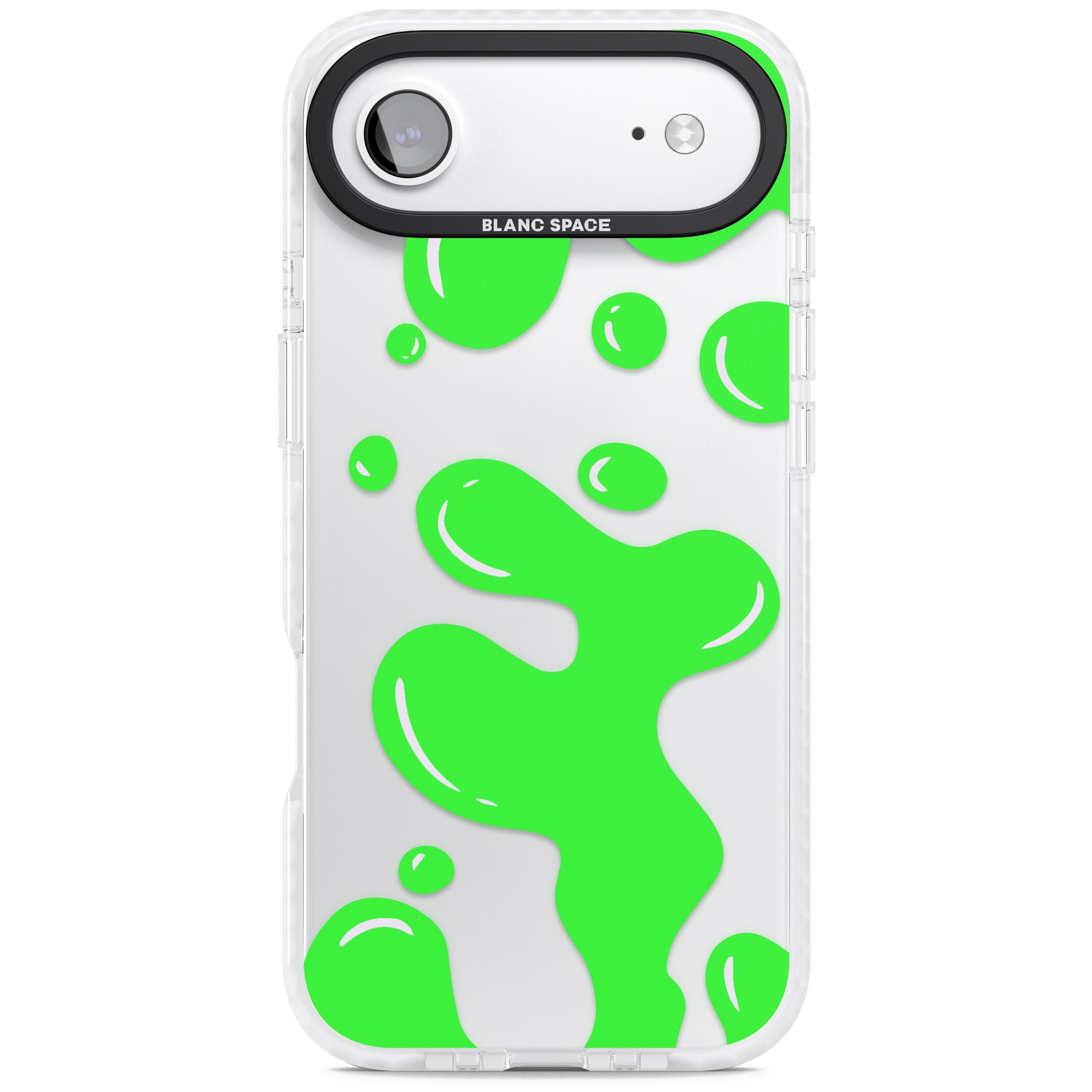 Green Lava Lamp iPhone 17 Air Impact Clear Phone Case