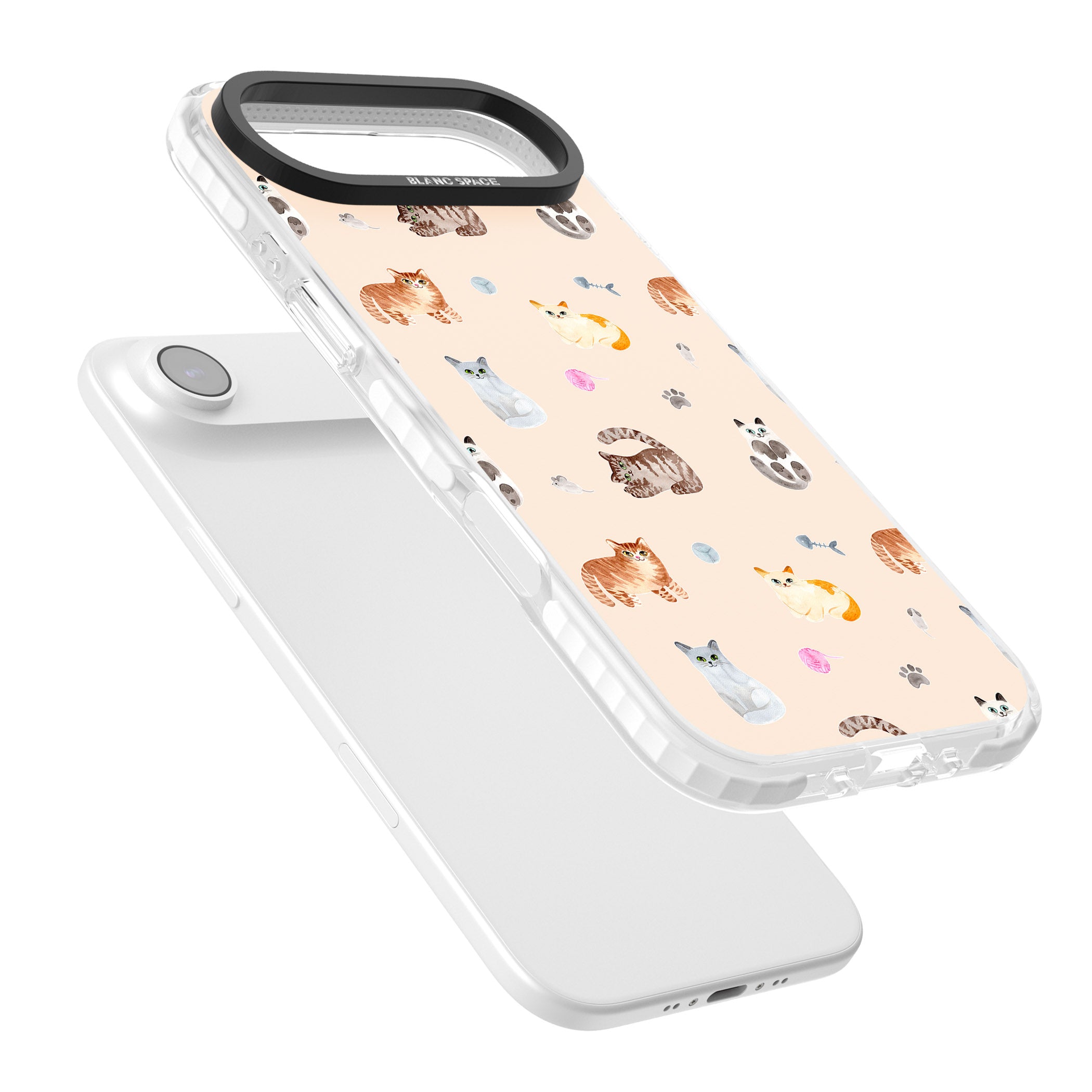 Cat Playground iPhone 17 Air Impact Clear Phone Case Colours