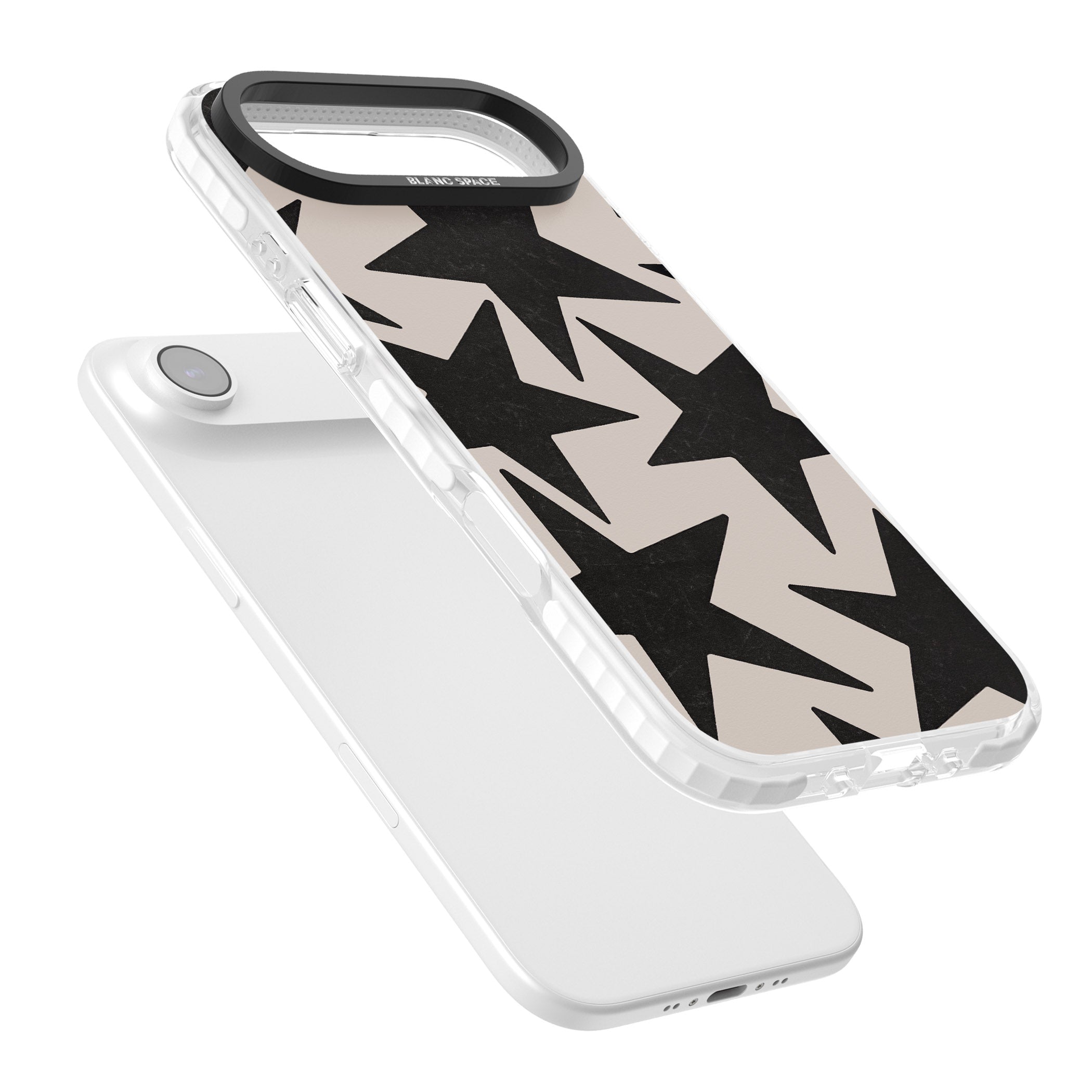 Black Superstars iPhone 17 Air Impact Pro Clear Phone Case Colours
