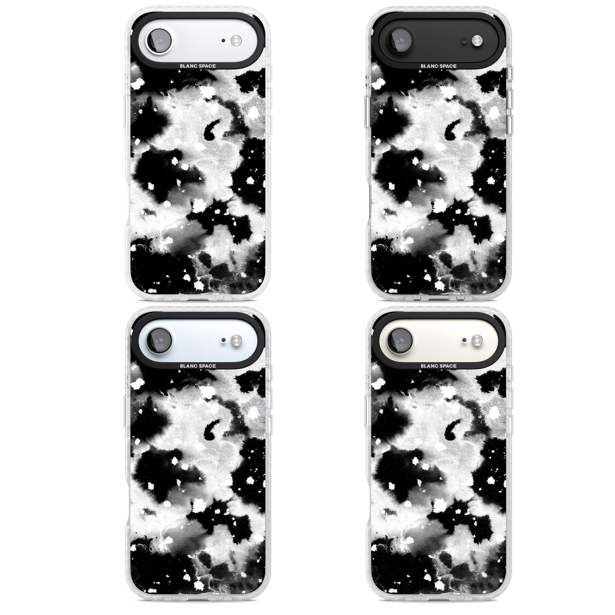Acid Wash Ink Cloud iPhone 17 Air Impact Pro Clear Phone Case APT Impact Protection