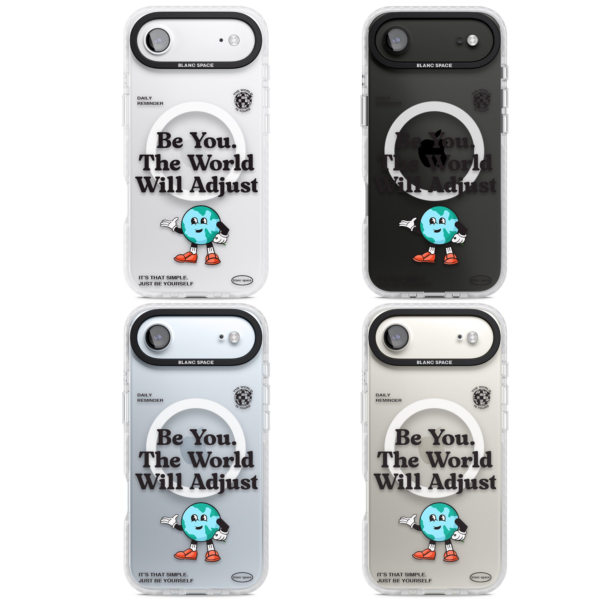 Be You The World Will Adjust iPhone 17 Air Impact Pro Clear Phone Case APT Impact Protection