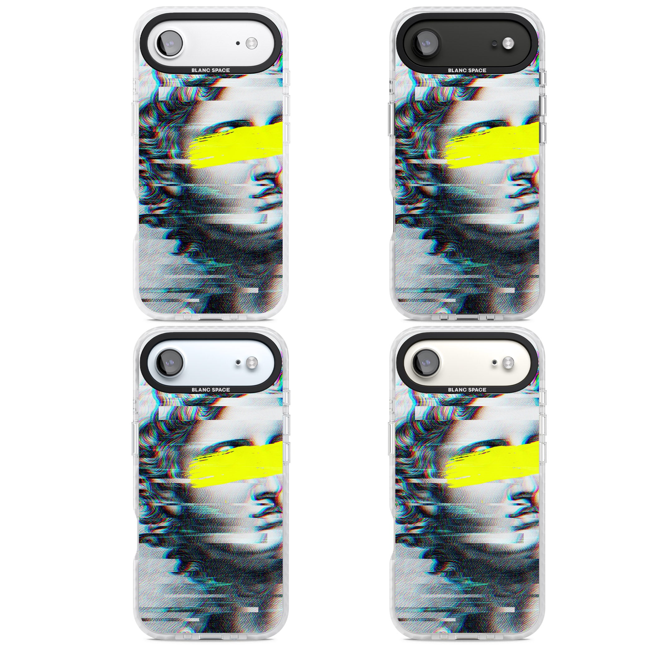 Glitched Fragment iPhone 17 Air Impact Pro Clear Phone Case APT Impact Protection