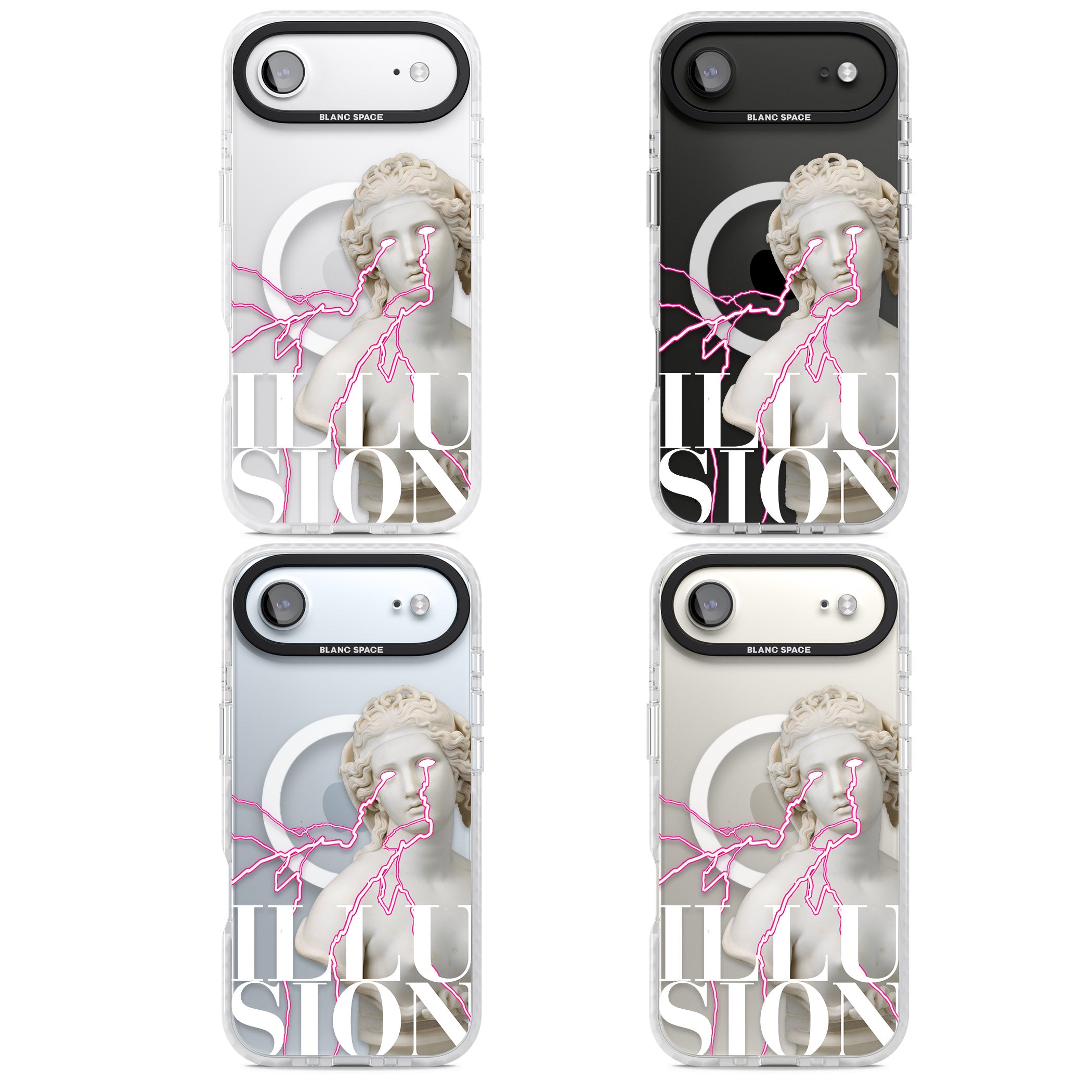 Illusion iPhone 17 Air Impact Pro Clear Phone Case APT Impact Protection