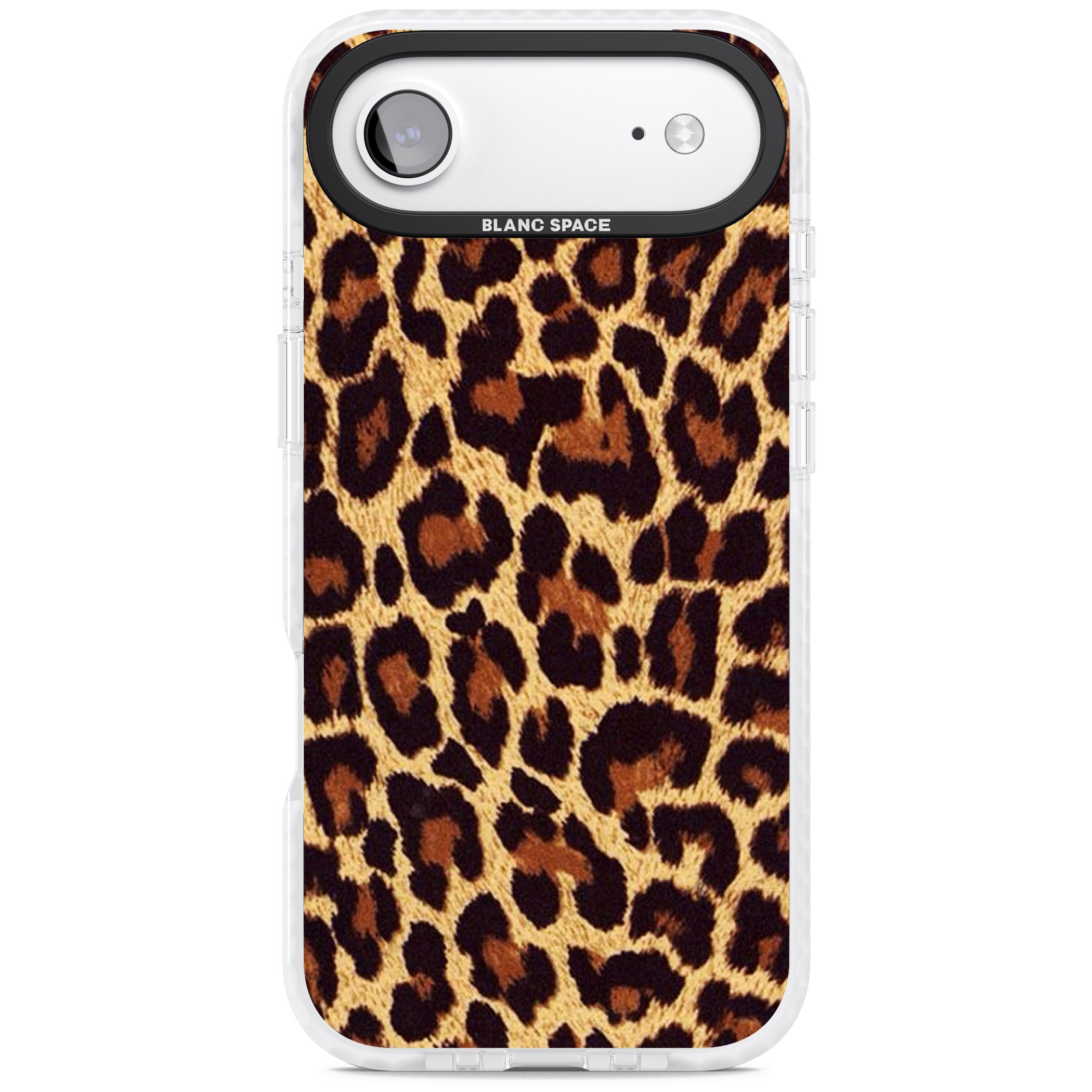 Gold Leopard Print iPhone 17 Air Impact Pro Clear Phone Case