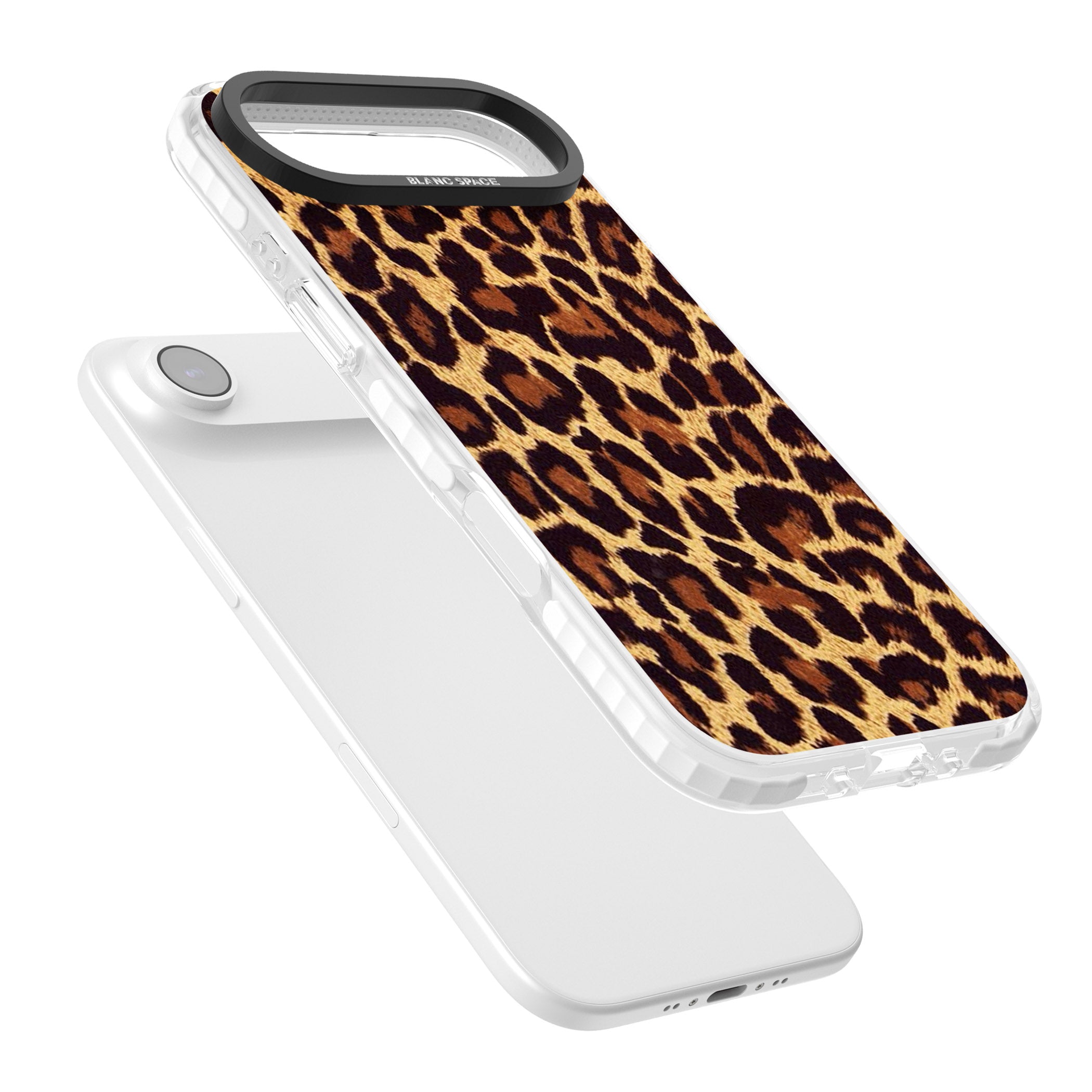 Gold Leopard Print iPhone 17 Air Impact Pro Clear Phone Case Colours