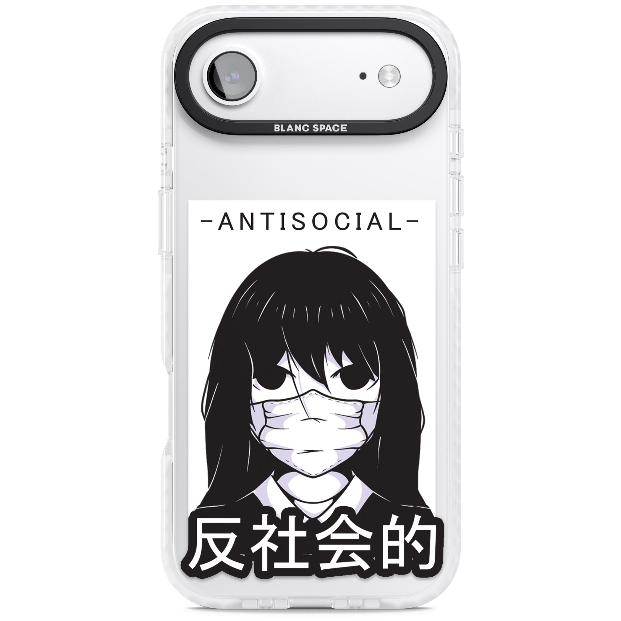 Anti Social iPhone 17 Air Impact Pro Clear Phone Case