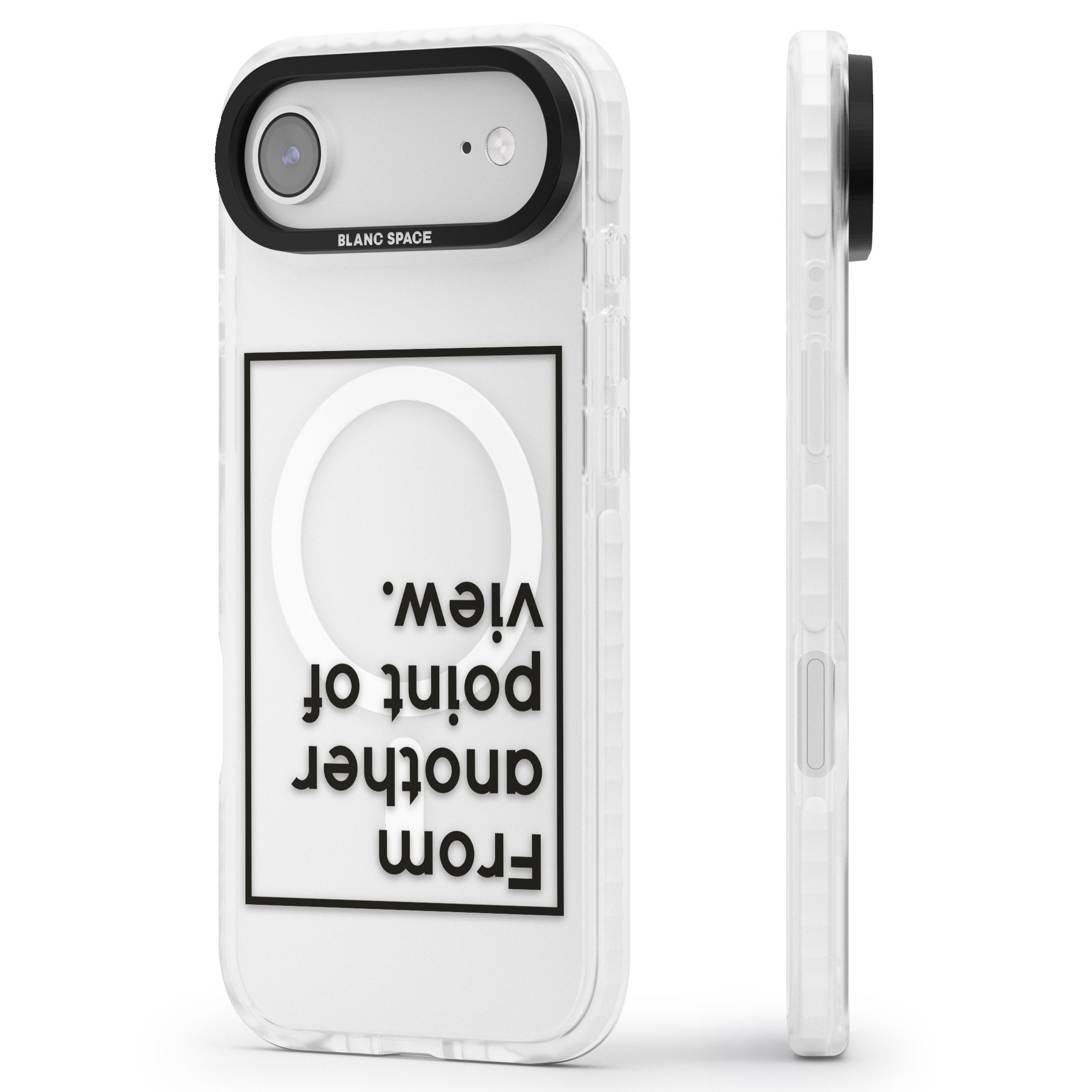 Another Point Of View iPhone 17 Air Impact Pro Clear Phone Case Side Profile