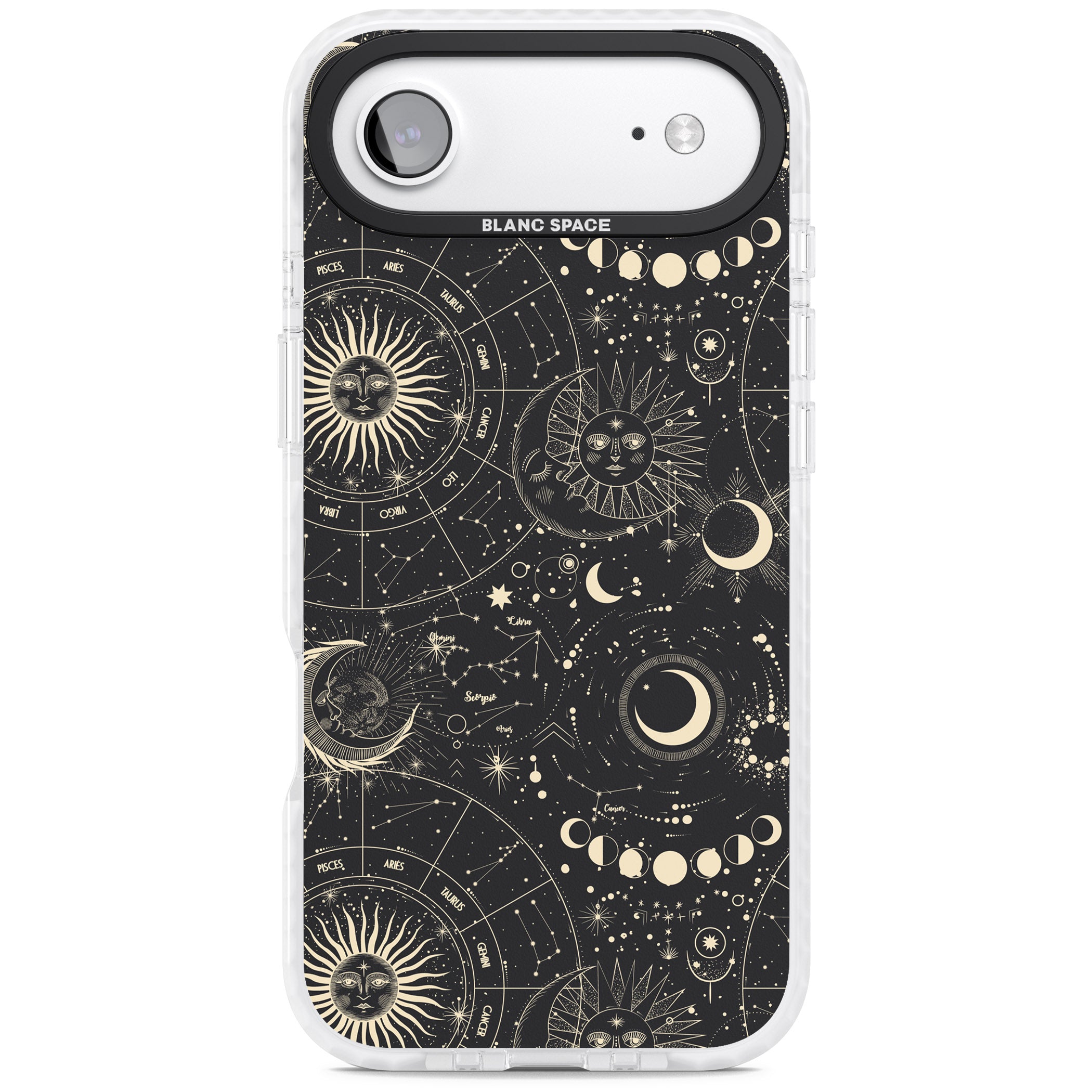 Celestial Suns, Moons & Zodiacs iPhone 17 Air Impact Pro Clear Phone Case