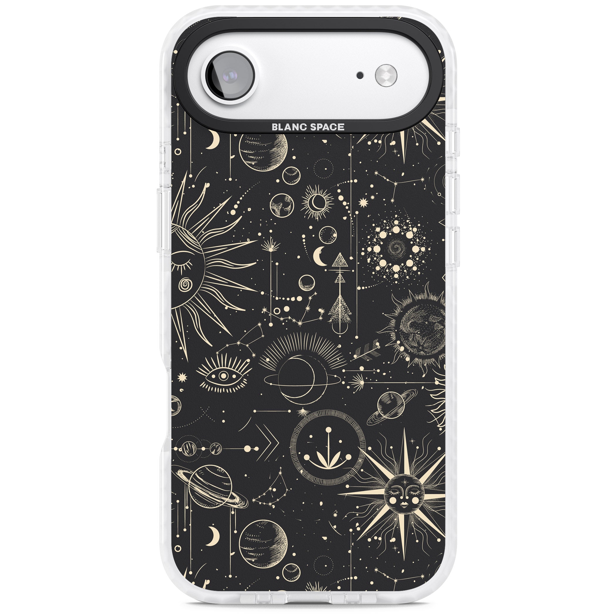 Cosmic Suns And Planets iPhone 17 Air Impact Pro Clear Phone Case