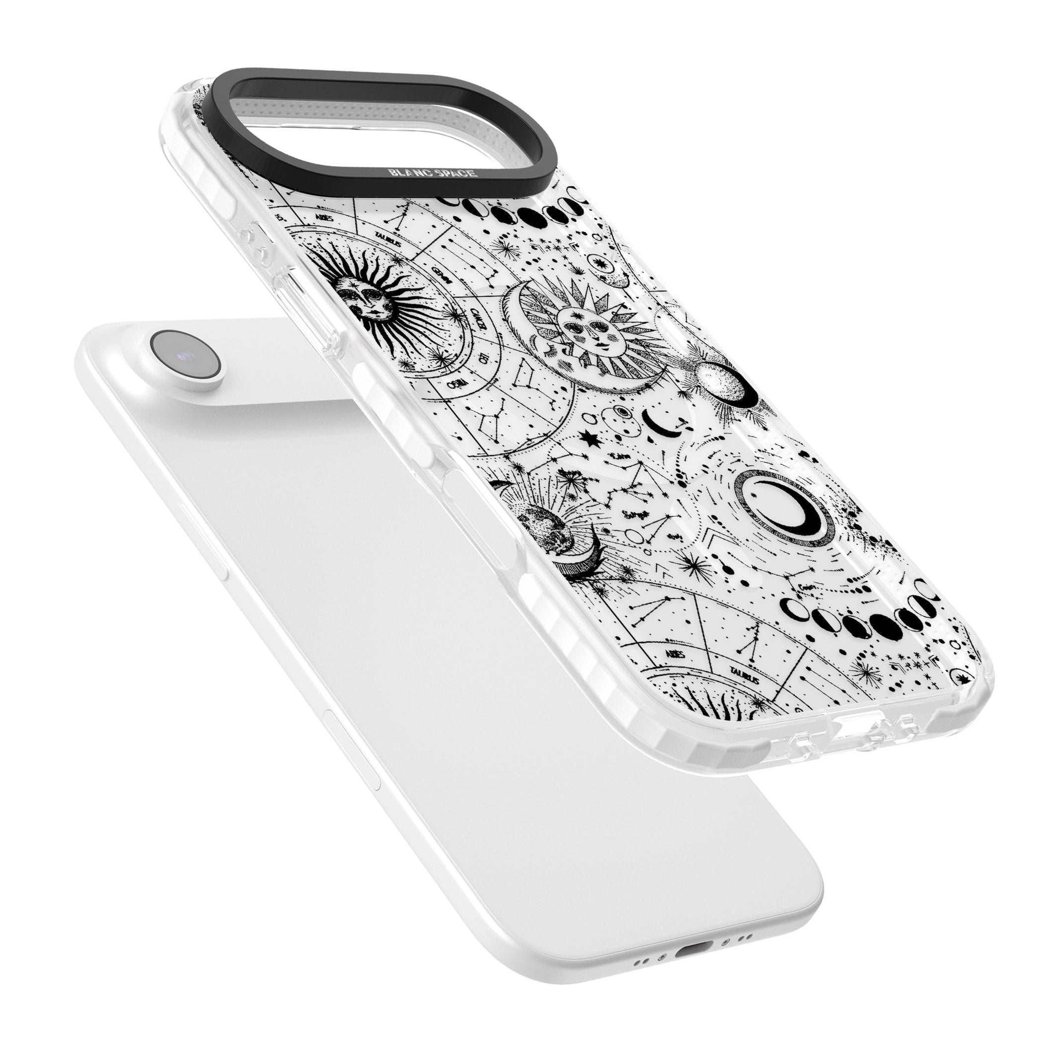 Celestial Zodiac iPhone 17 Air Impact Pro Clear Phone Case Colours