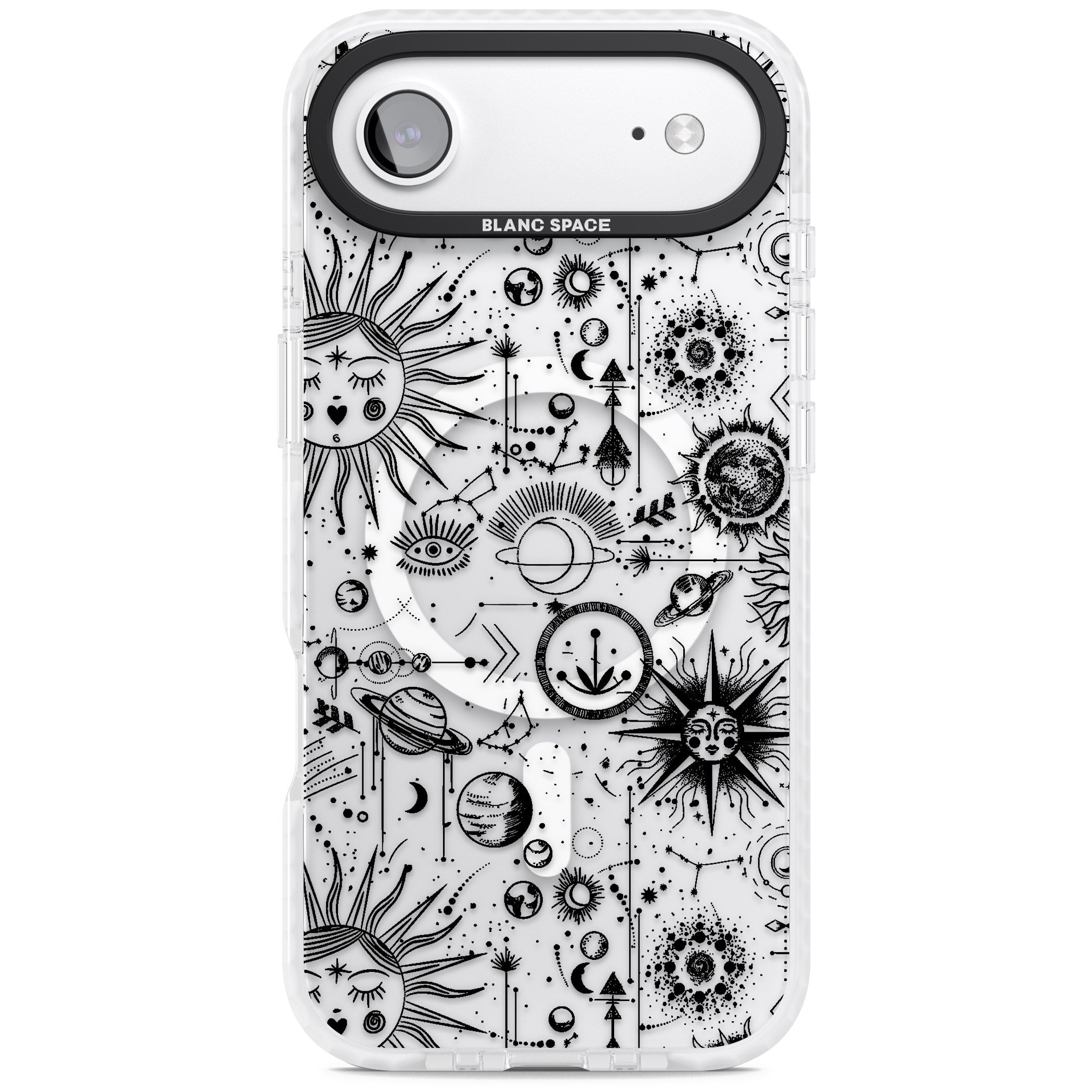 Cosmic Zodiac iPhone 17 Air Impact Pro Clear Phone Case