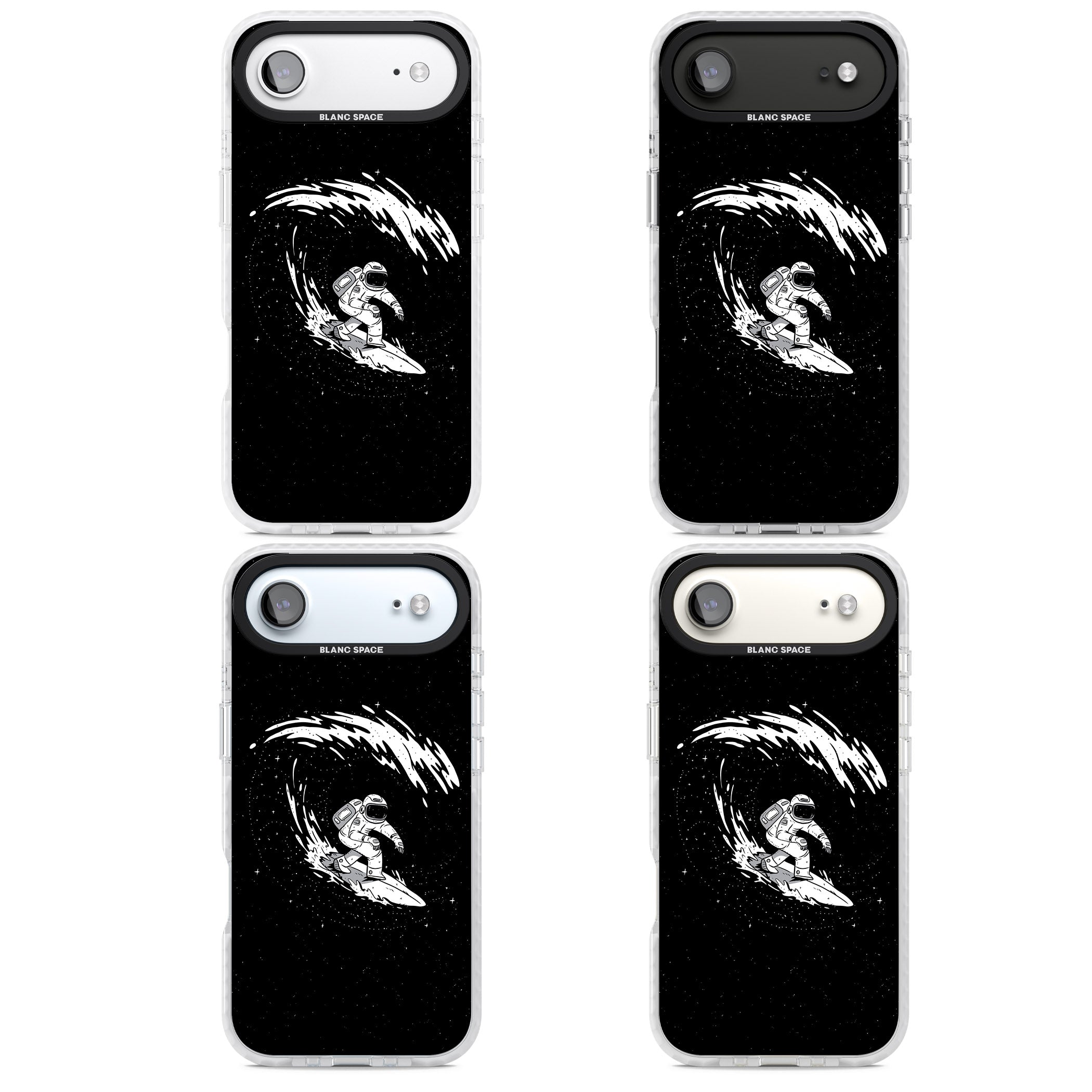 Cosmic Surf iPhone 17 Air Impact Pro Clear Phone Case APT Impact Protection