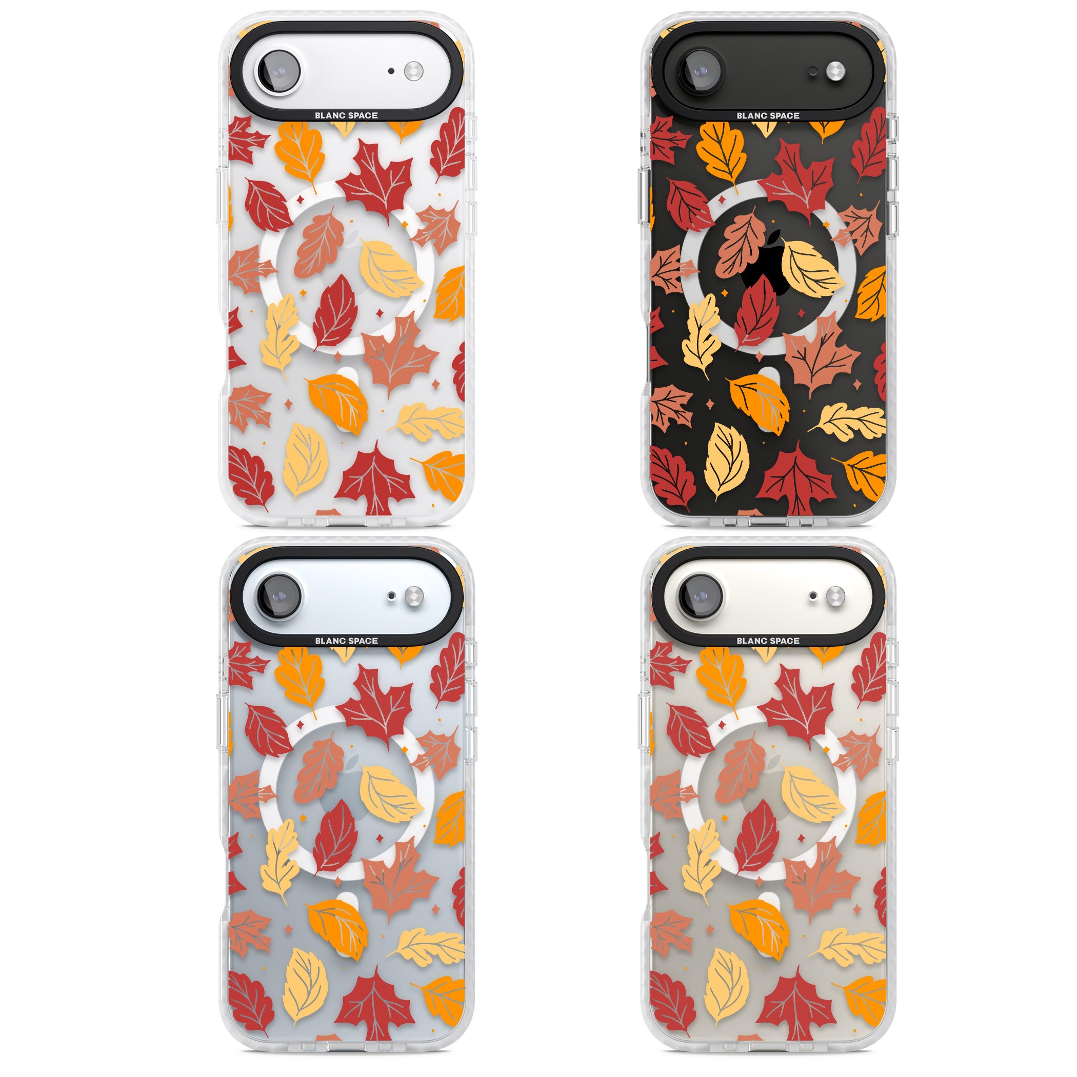 Autumn Leaves iPhone 17 Air Impact Pro Clear Phone Case APT Impact Protection
