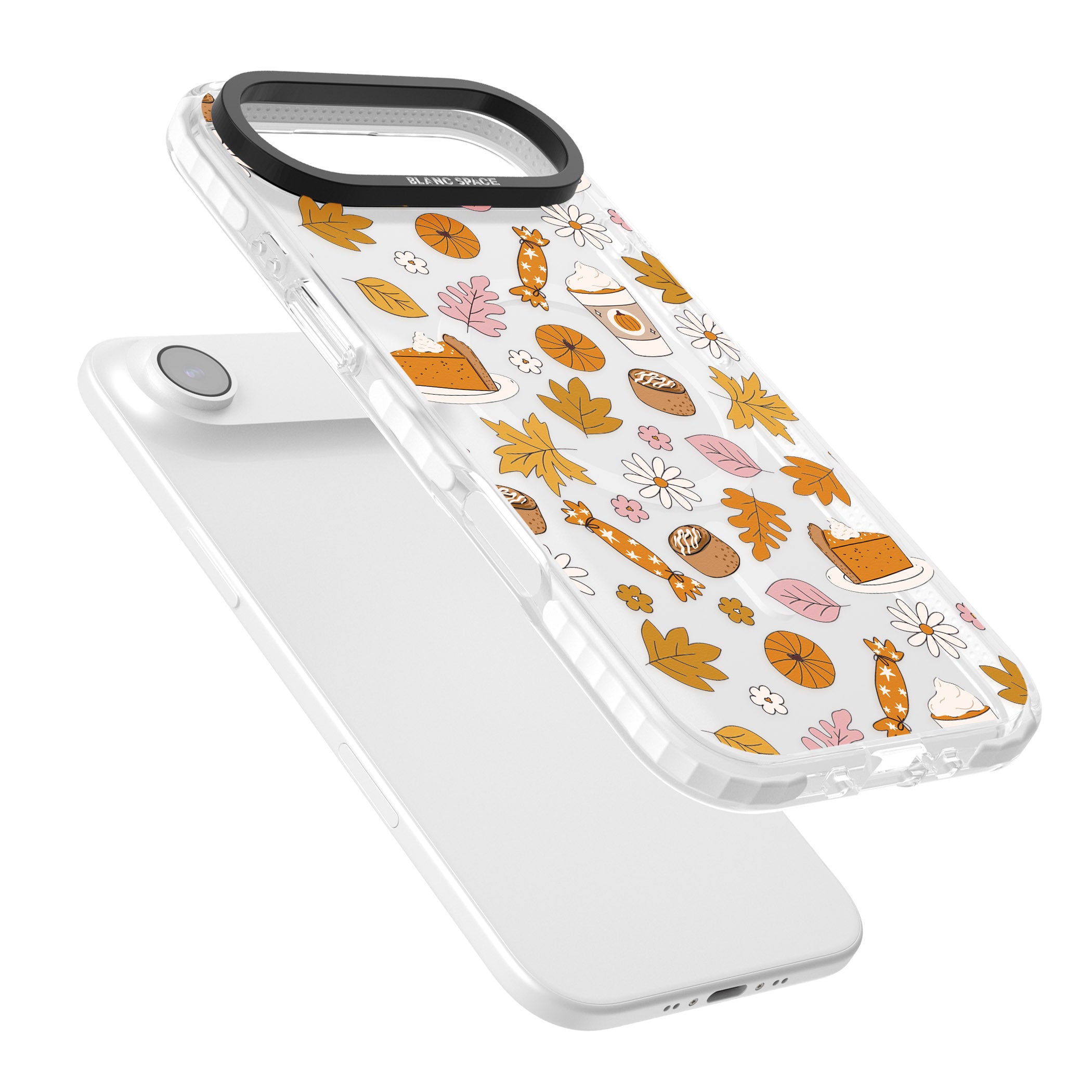Pumpkin Spice iPhone 17 Air Impact Pro Clear Phone Case Colours
