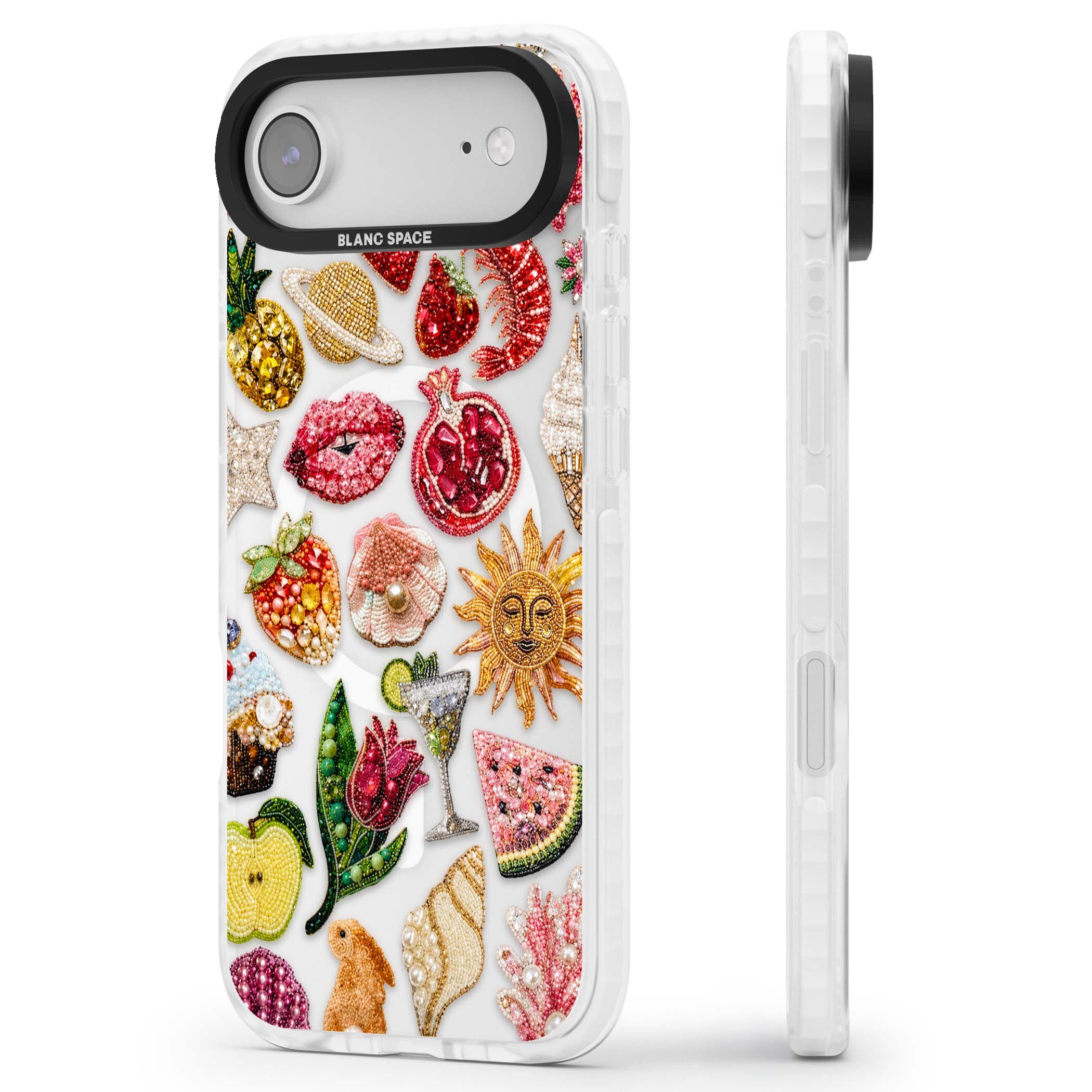 Beaded Riviera coquette iPhone case | Impact Magsafe case for iPhone Air