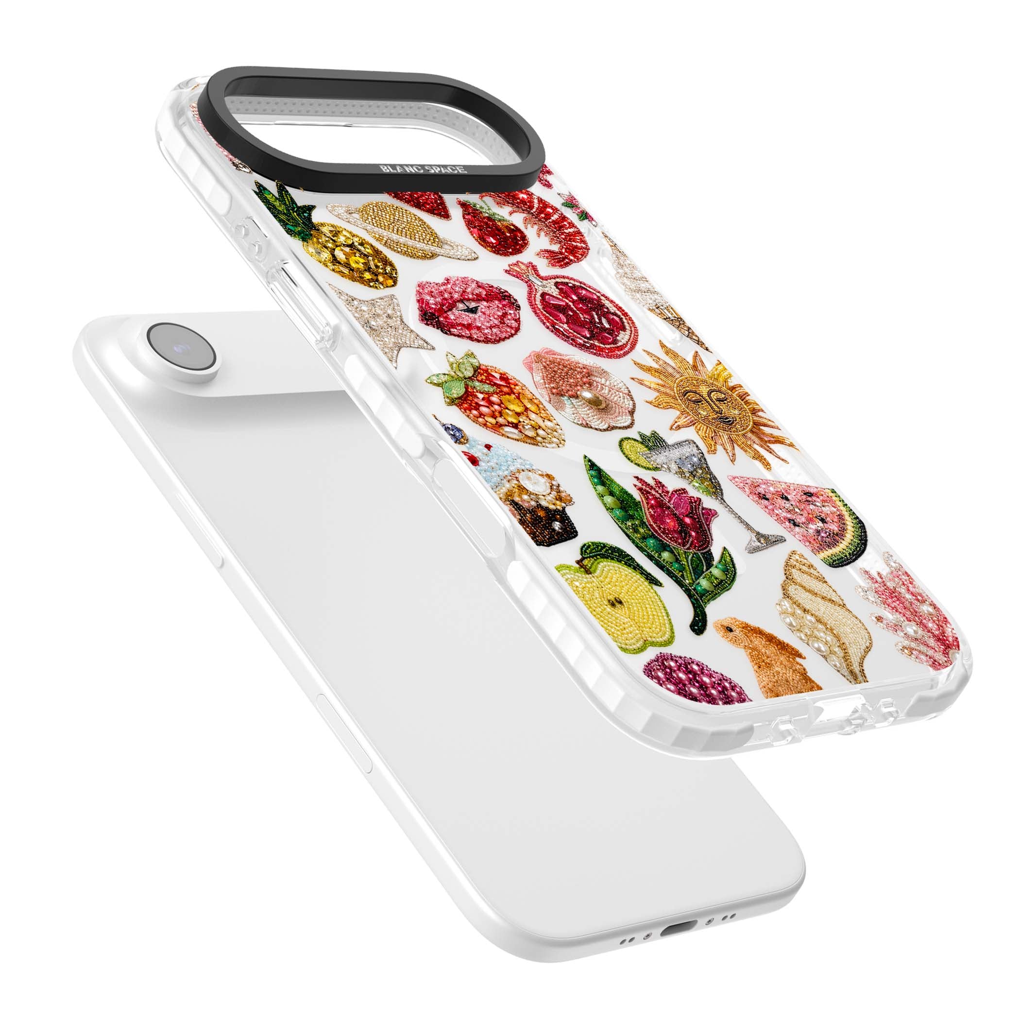 Beaded Riviera coquette iPhone case | Impact Magsafe case for iPhone Air
