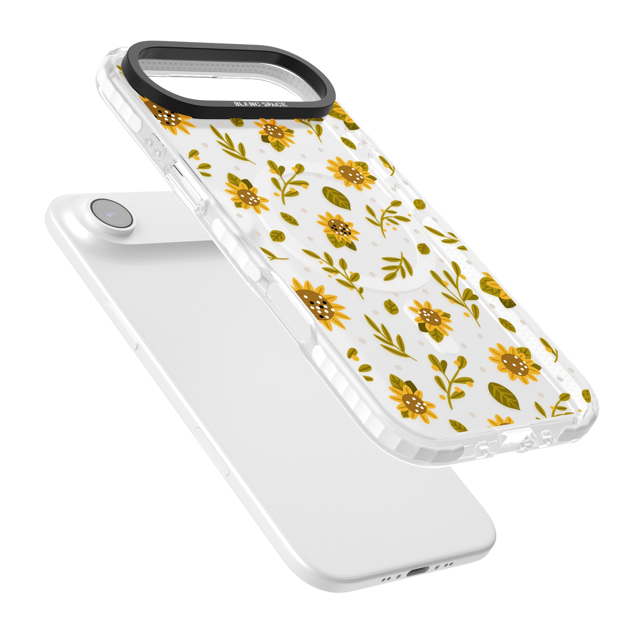 Bees & Sunflowers iPhone 17 Air Impact Pro Clear Phone Case Colours