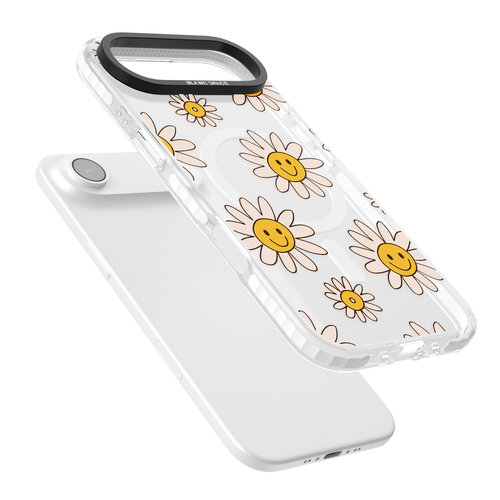 Daisy Faces iPhone 17 Air Impact Pro Clear Phone Case Colours