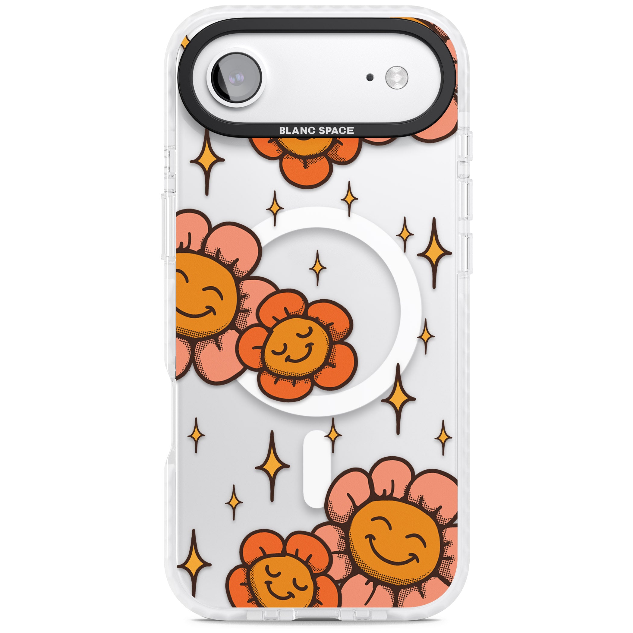 Mellow Flowers iPhone 17 Air Impact Pro Clear Phone Case