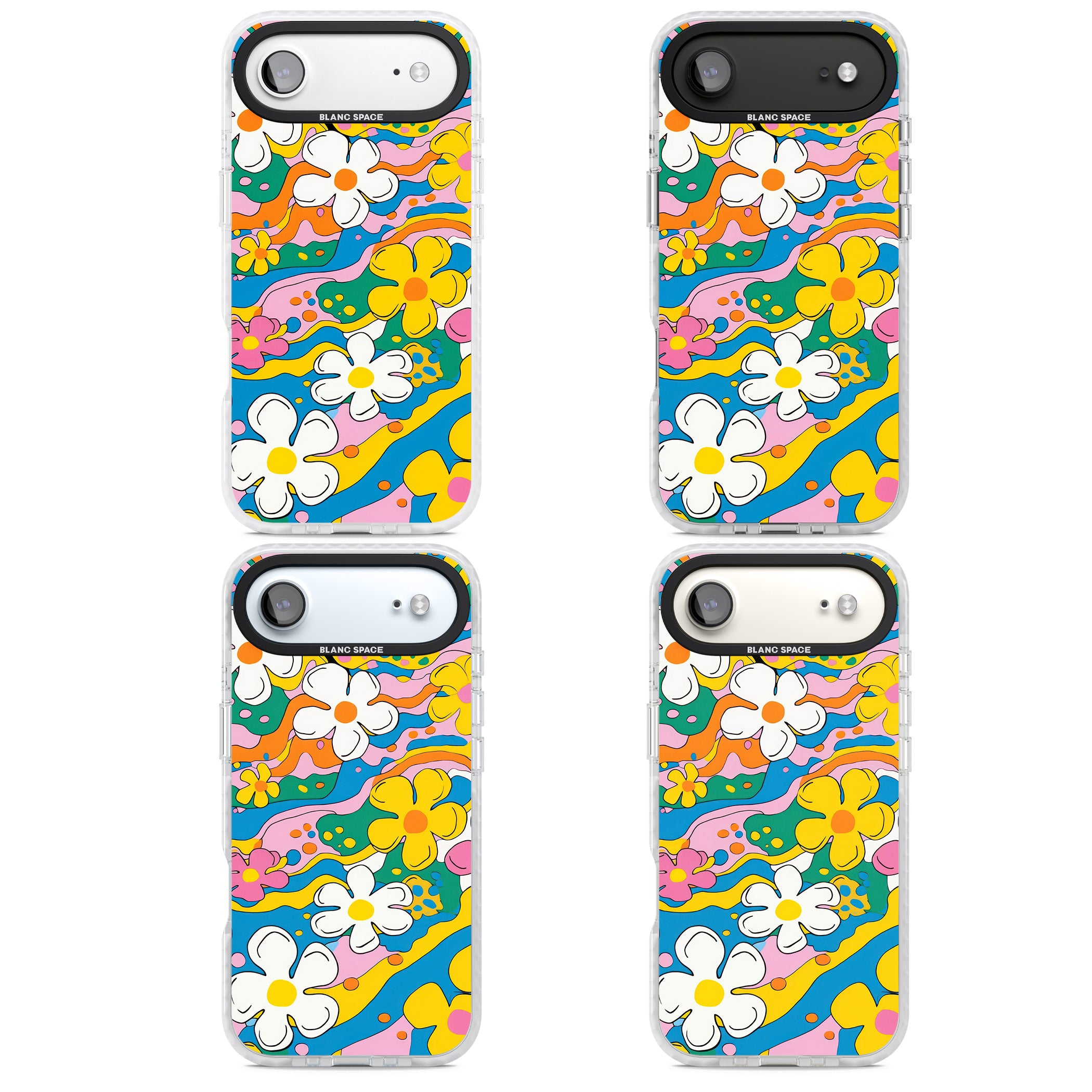 Vibrant Bloom iPhone 17 Air Impact Pro Clear Phone Case APT Impact Protection