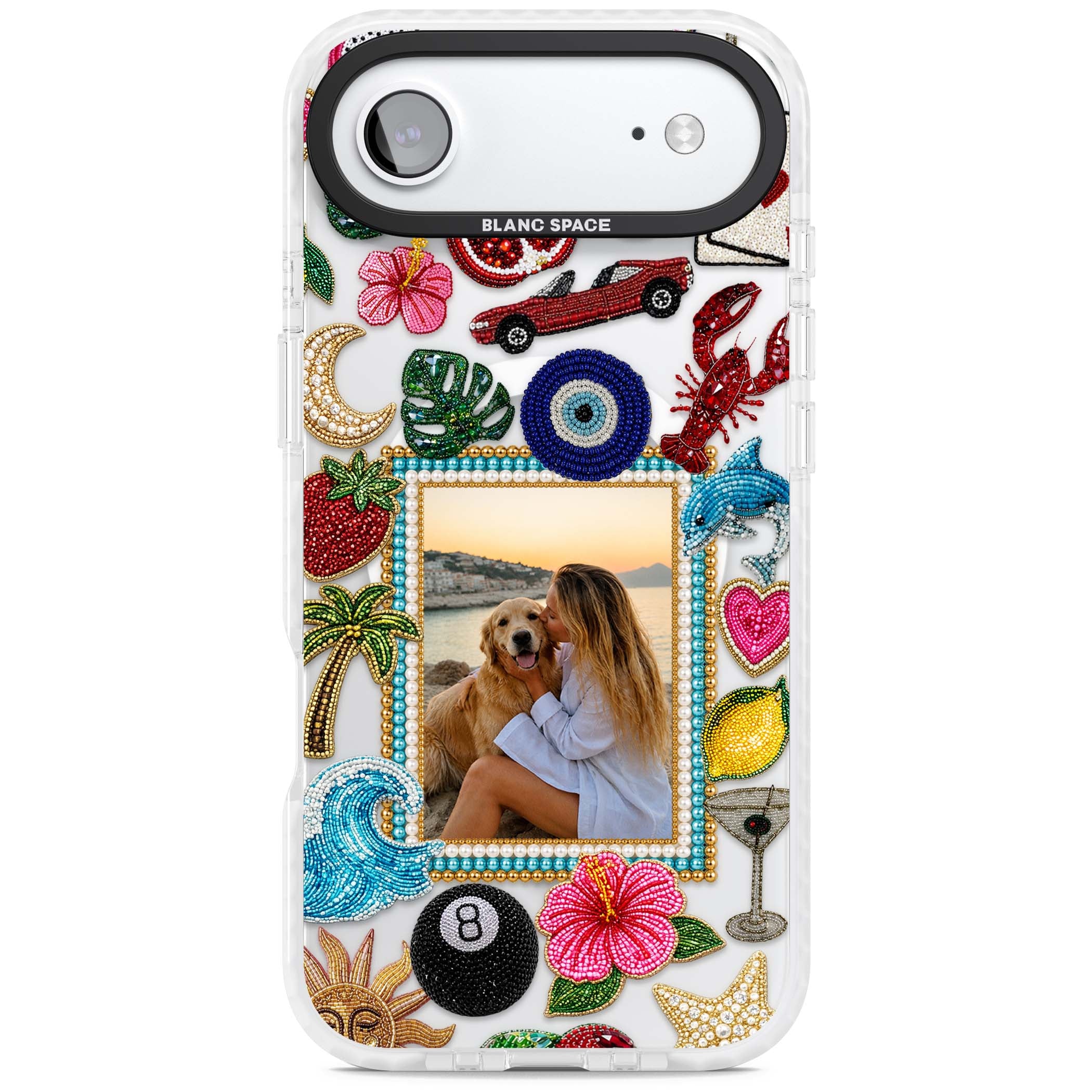 Beaded Photo coastal iPhone case | Impact Magsafe case for iPhone Air