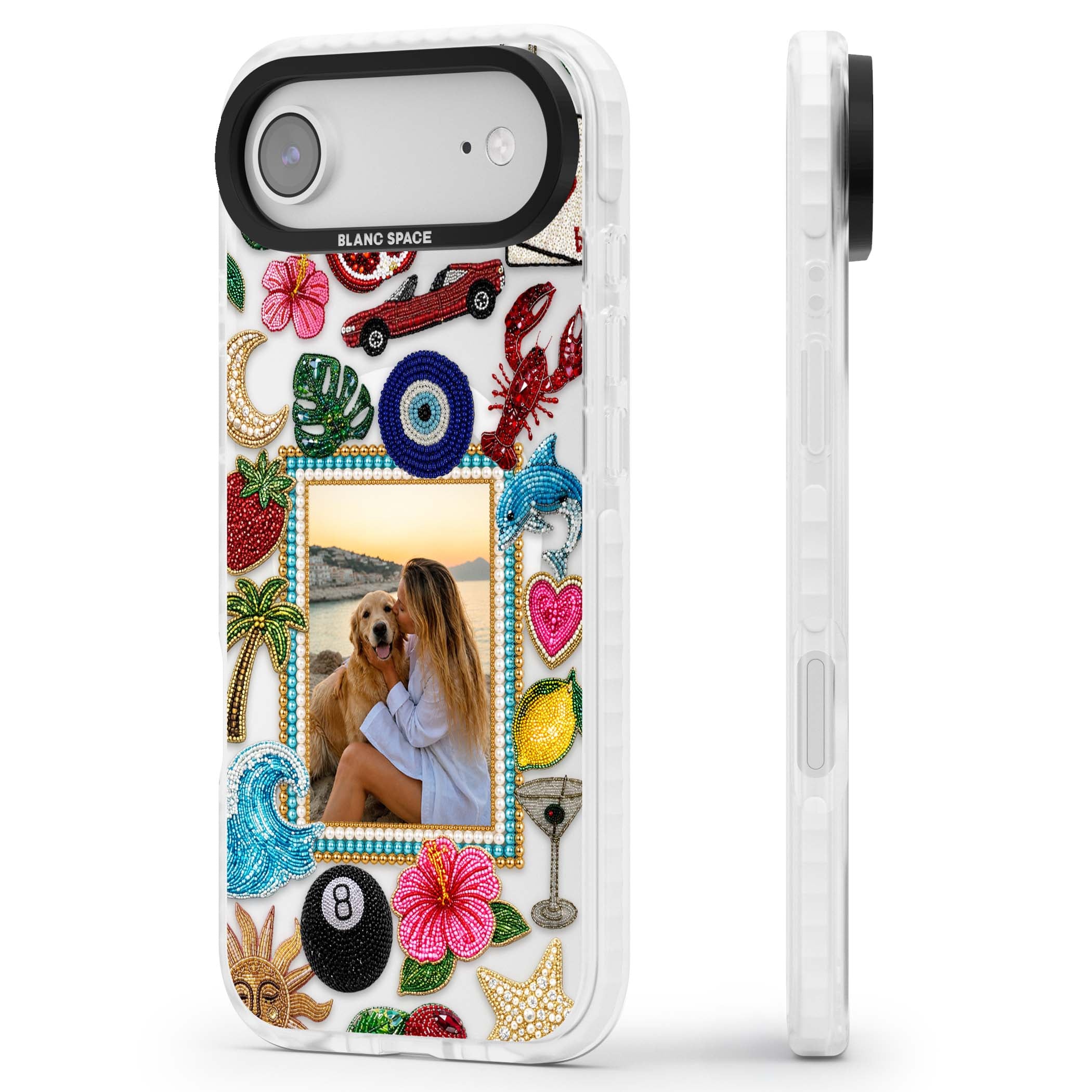 Beaded Photo coastal iPhone case | Impact Magsafe case for iPhone Air